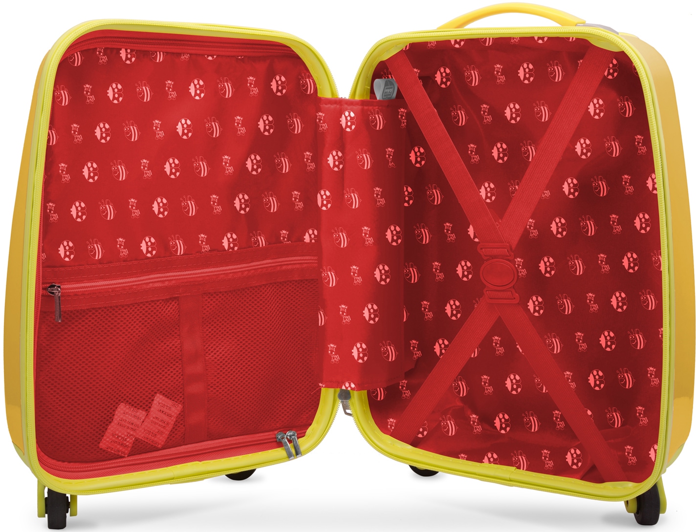 Hauptstadtkoffer Kinderkoffer »For Kids, Monster«, 4 Rollen, Kinderreisegepäck Handgepäck-Koffer Kinder-Trolley