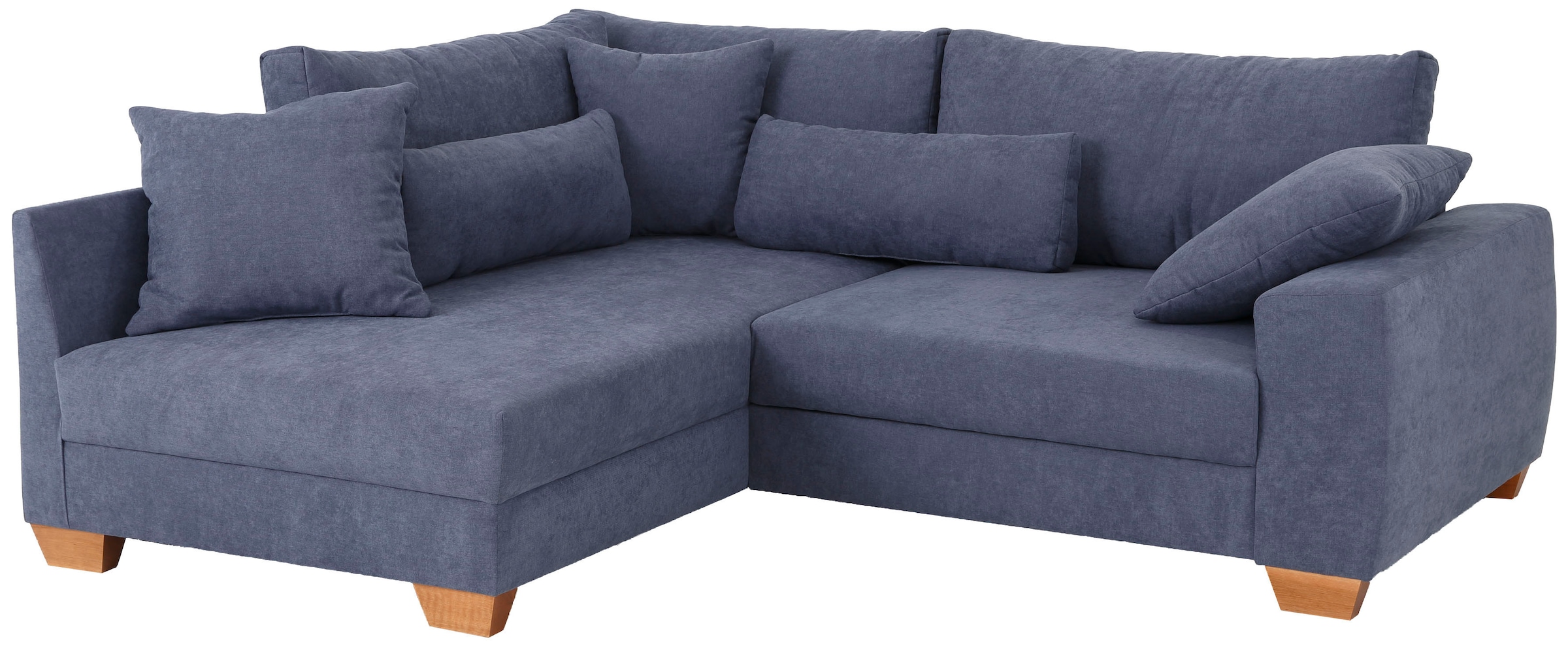 Home affaire Ecksofa »DuraSpring«, mit Taschenfederkern, bis 140 kg belastbar, wahlweise mit Bett