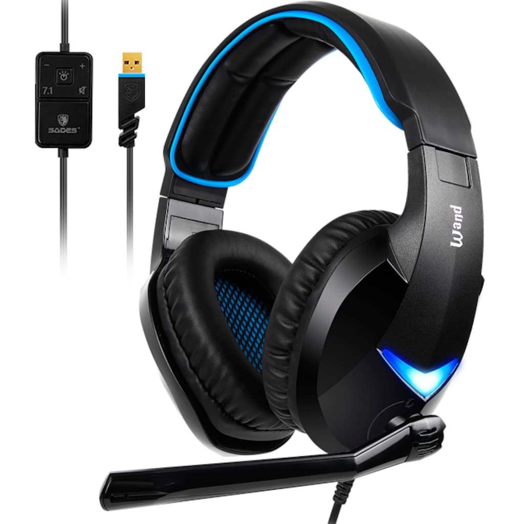 Sades Gaming-Headset »Wand SA-914«