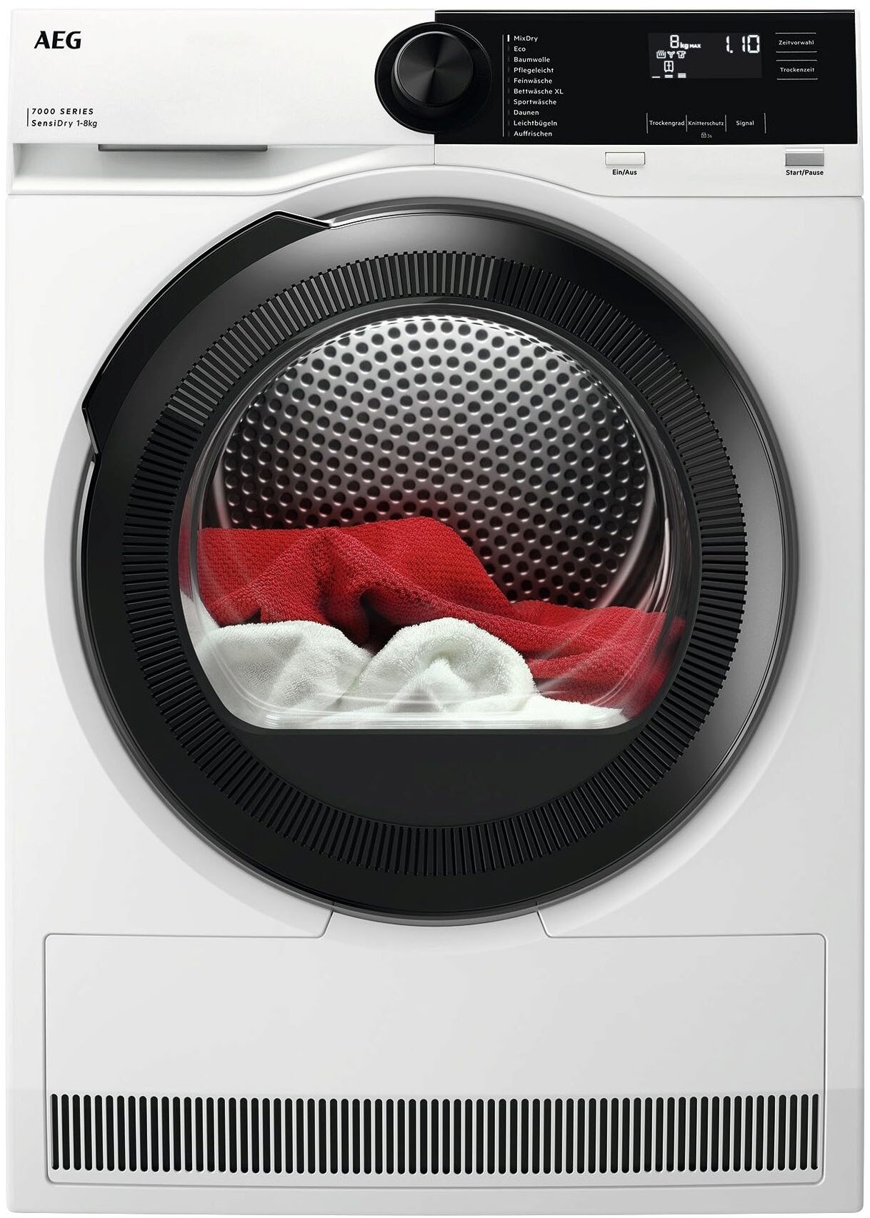 AEG "TR7TC86" 7000 SensiDry SensiDry: mit der Wärmepumpentechnologie weniger Energieverbrauch