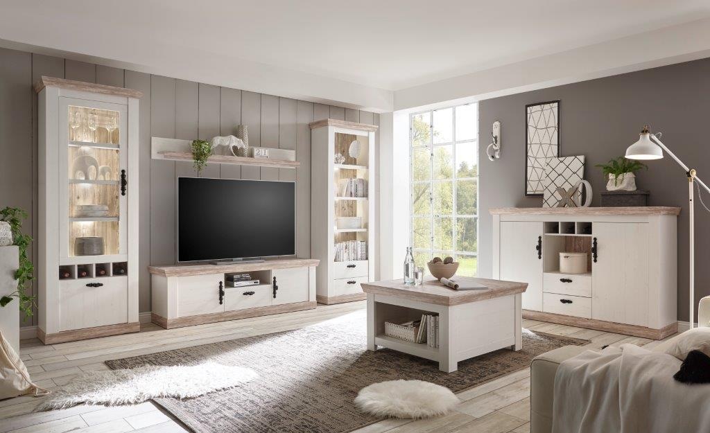 Home affaire Wohnwand "Florenz" Set, 4 Stk. tlg. günstig online kaufen