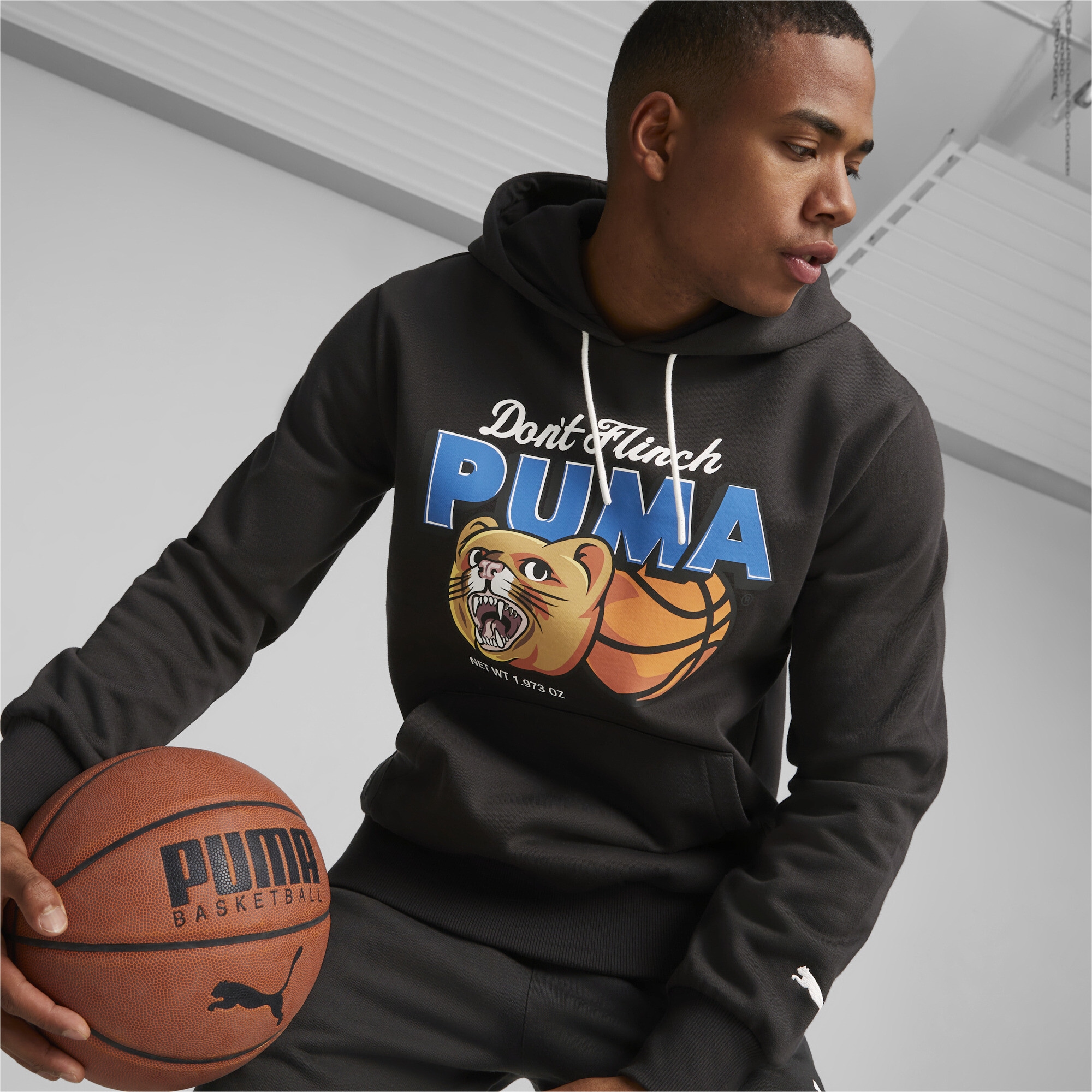 PUMA Trainingspullover »DYLAN Basketball Hoodie Herren«