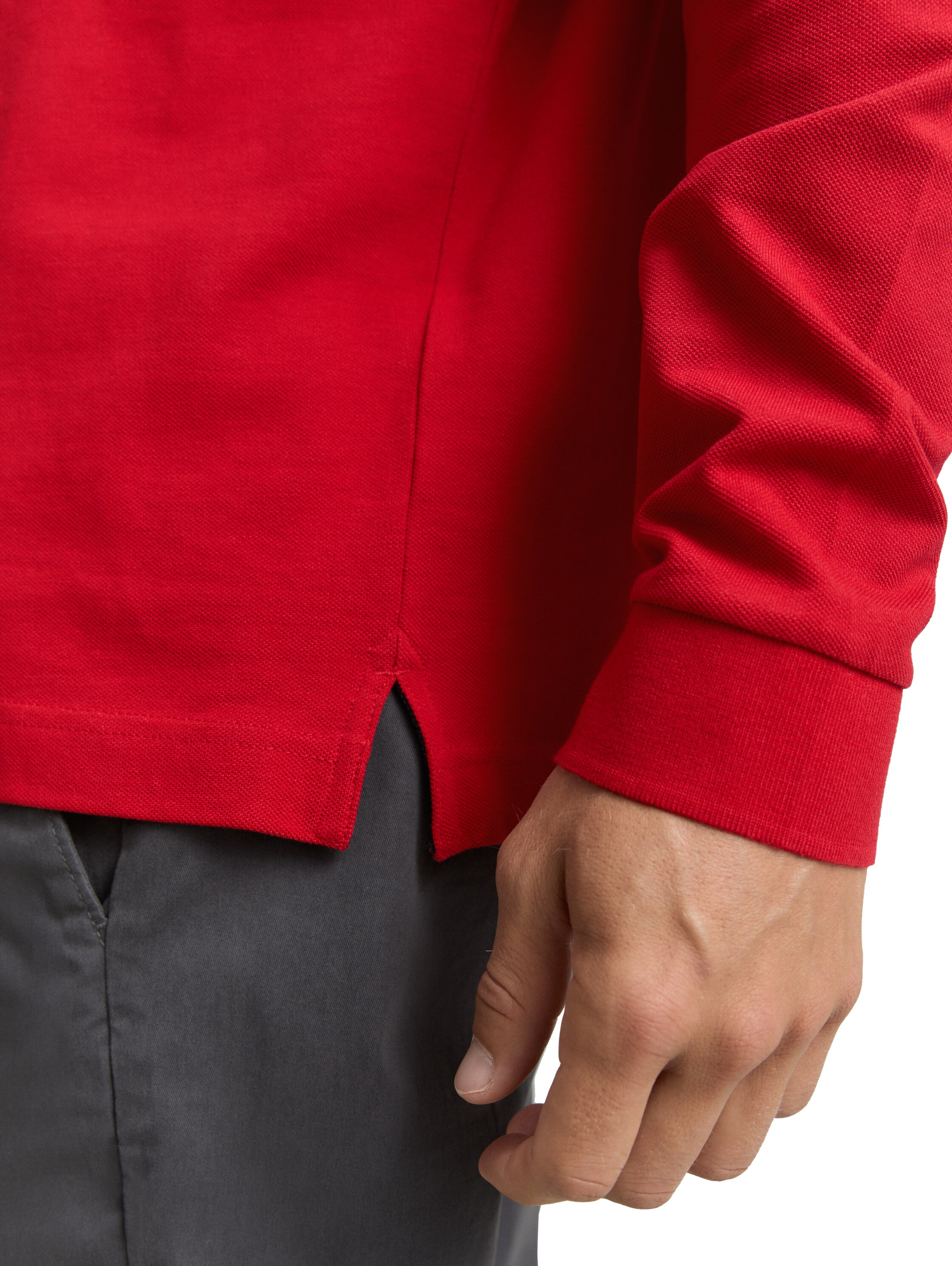 Thumbnail - TOM TAILOR Langarm-Poloshirt mit Logo-Stickerei