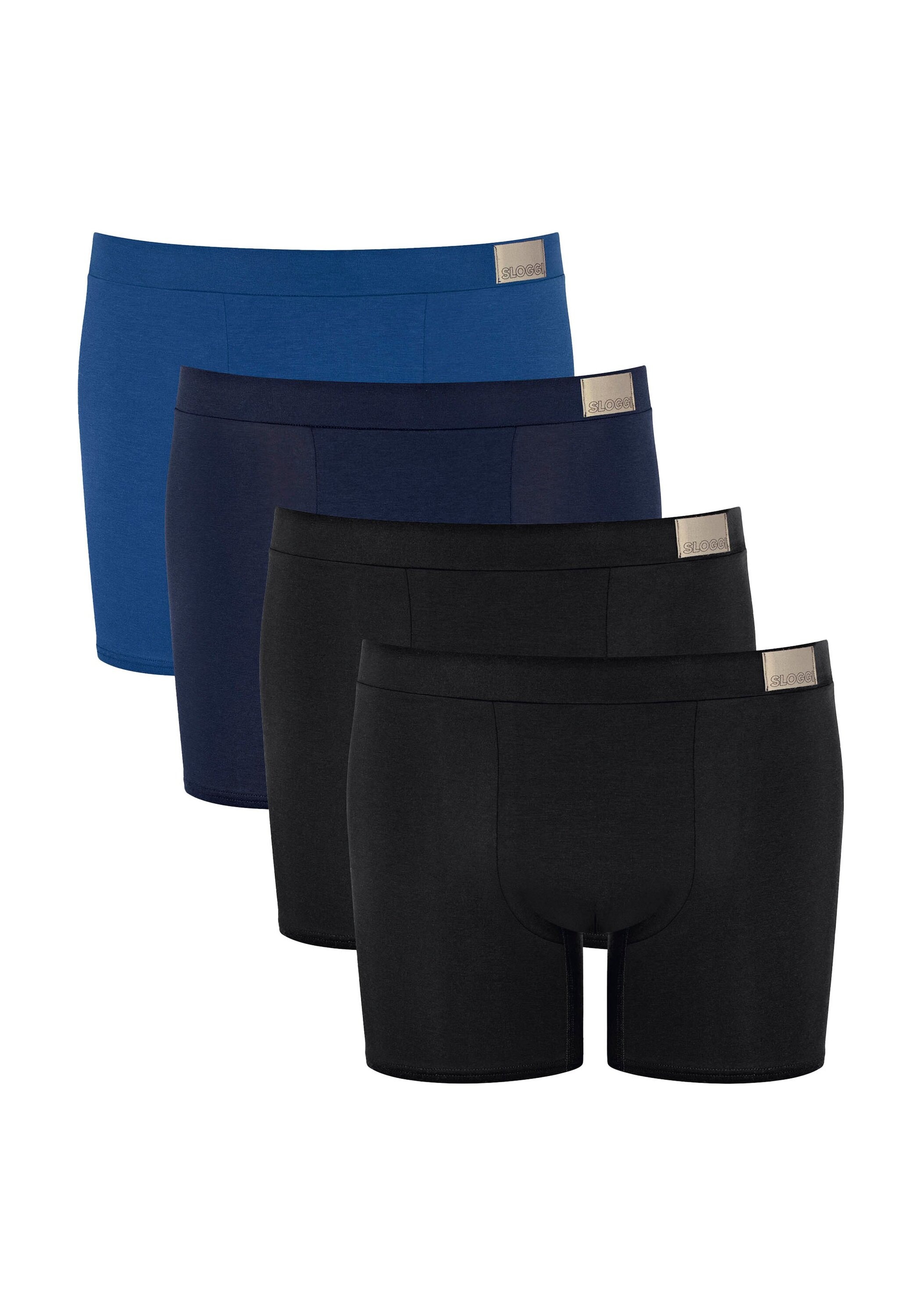 sloggi Boxershorts "Boxershort GO Natural Short C4P 4er Pack" günstig online kaufen