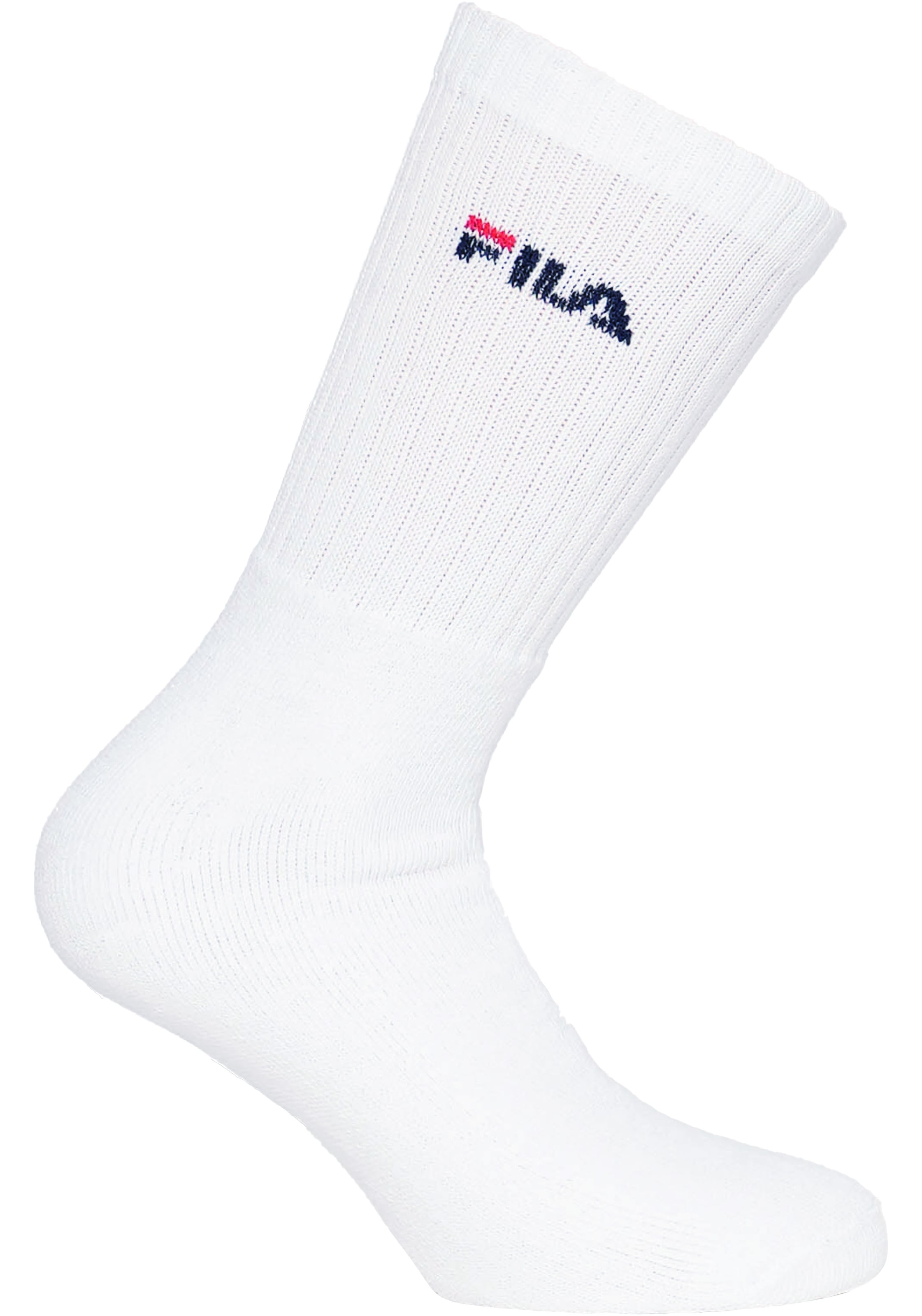 Fila Tennissocken »UNISEX CREW TENNIS FULL TERRY SOCKS« 6 Paar,  mit normaler Passform, für Sneakers oder Sportschuhe, Crew-Höhe