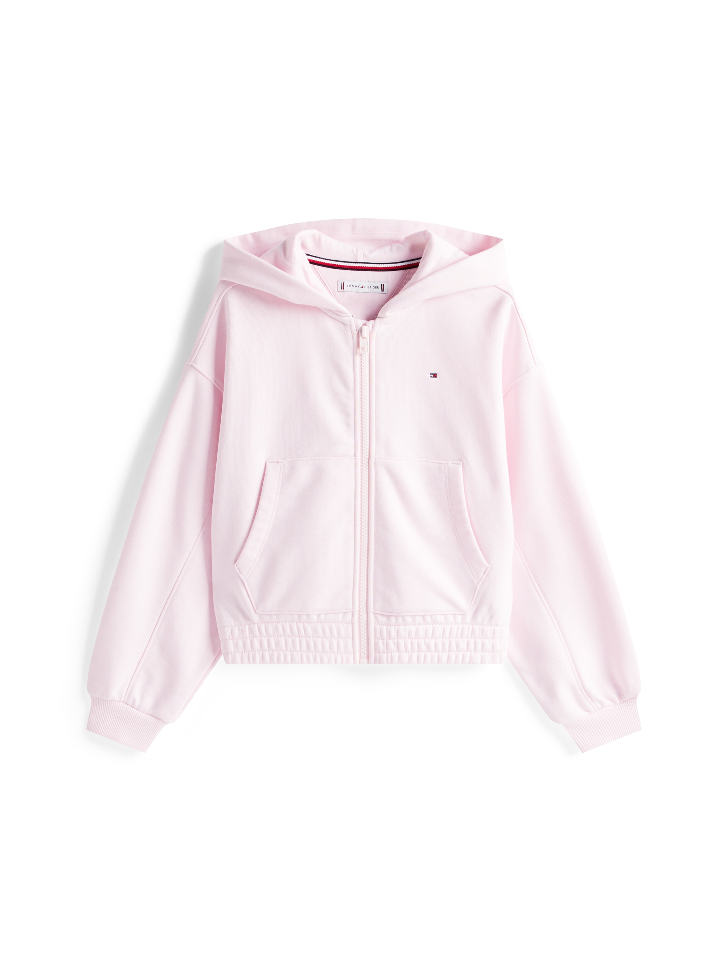 Tommy Hilfiger Kapuzensweatjacke »TOMMY PUFF PRINT ZIP THRU HOODIE«, für Kinder bis 16 Jahre, Druck auf der Kapuze
