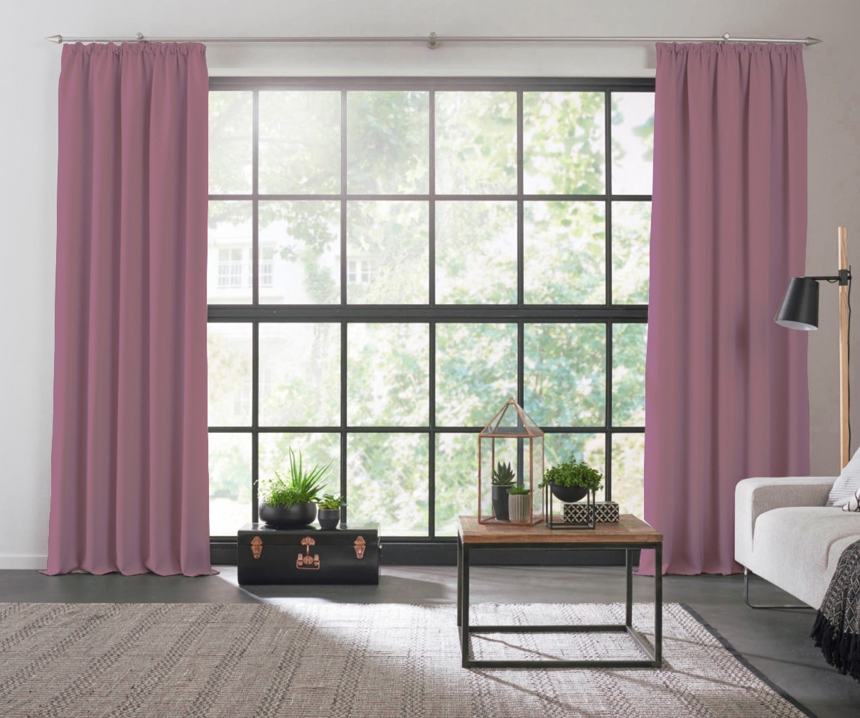 Wirth Vorhang "Dim out" Kräuselband 1 Stk. tlg. nach Maß günstig online kaufen