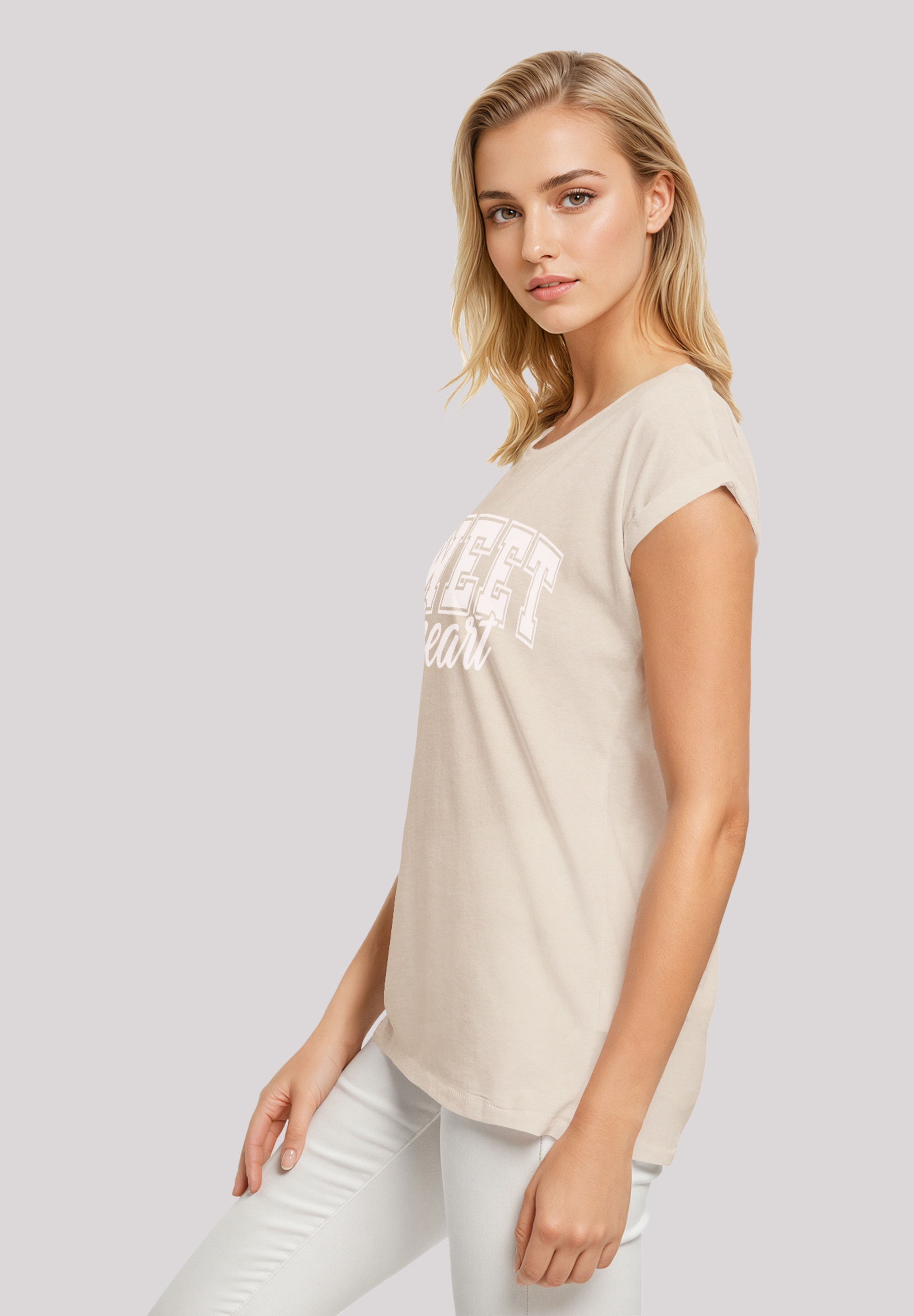 F4NT4STIC T-Shirt »Sweet Heart Uni Valentinstag«, Premium Qualität