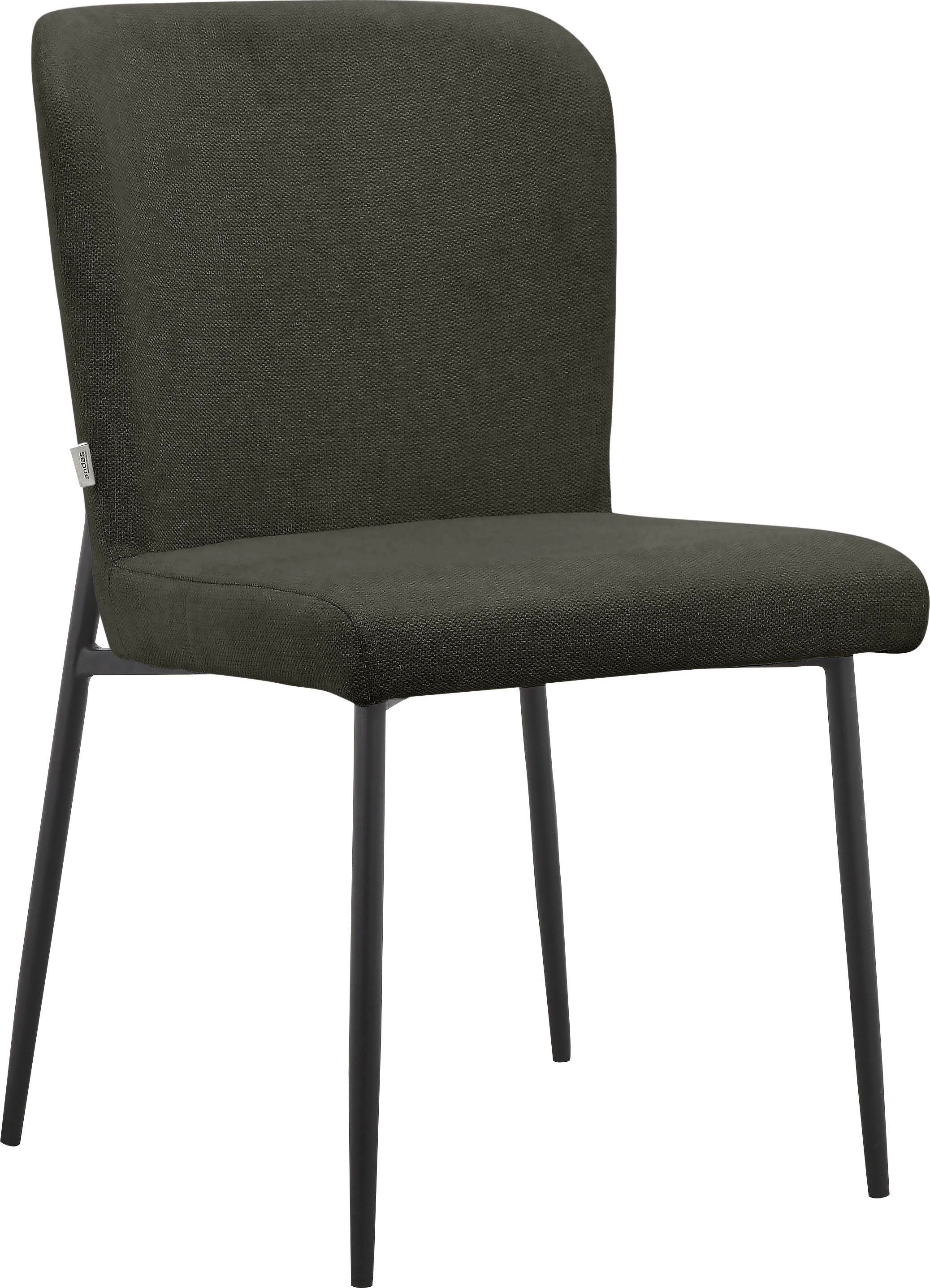 andas Esszimmerstuhl »Lieska«, (Set), 2 St., Webstoff, Polsterstuhl, Küchenstuhl, Sitzhöhe 47,5 cm