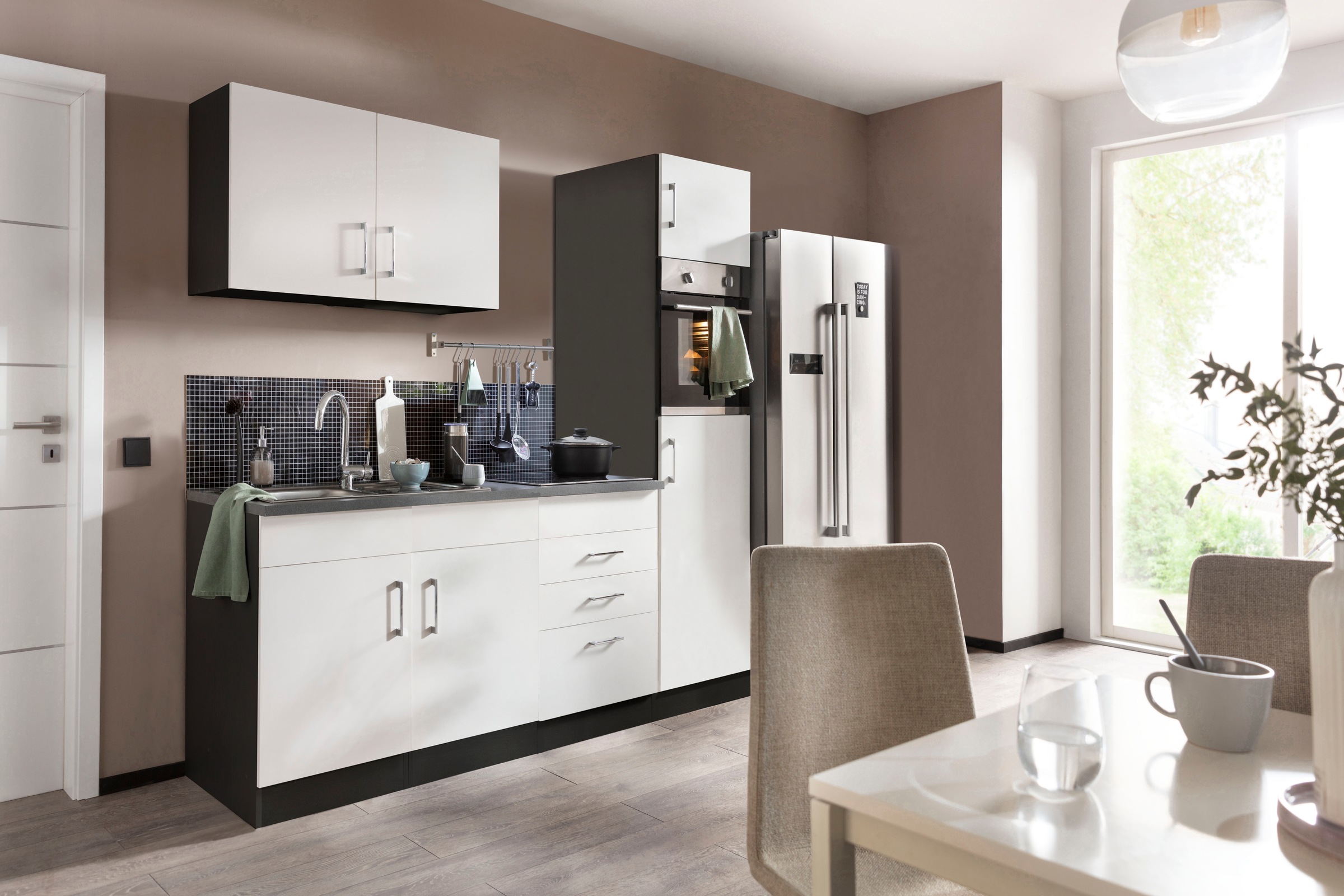 KOCHSTATION Küchenzeile "KS-Paris – Küchen mit einzigartigen Fotomotiven au günstig online kaufen