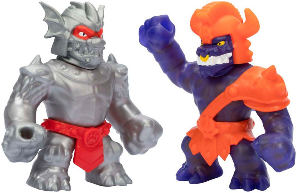 Moose Spielfigur »Heroes of Goo Jit Zu: Stretch Strikers«, Knight Blazagon vs. Gladiator Corruptagon