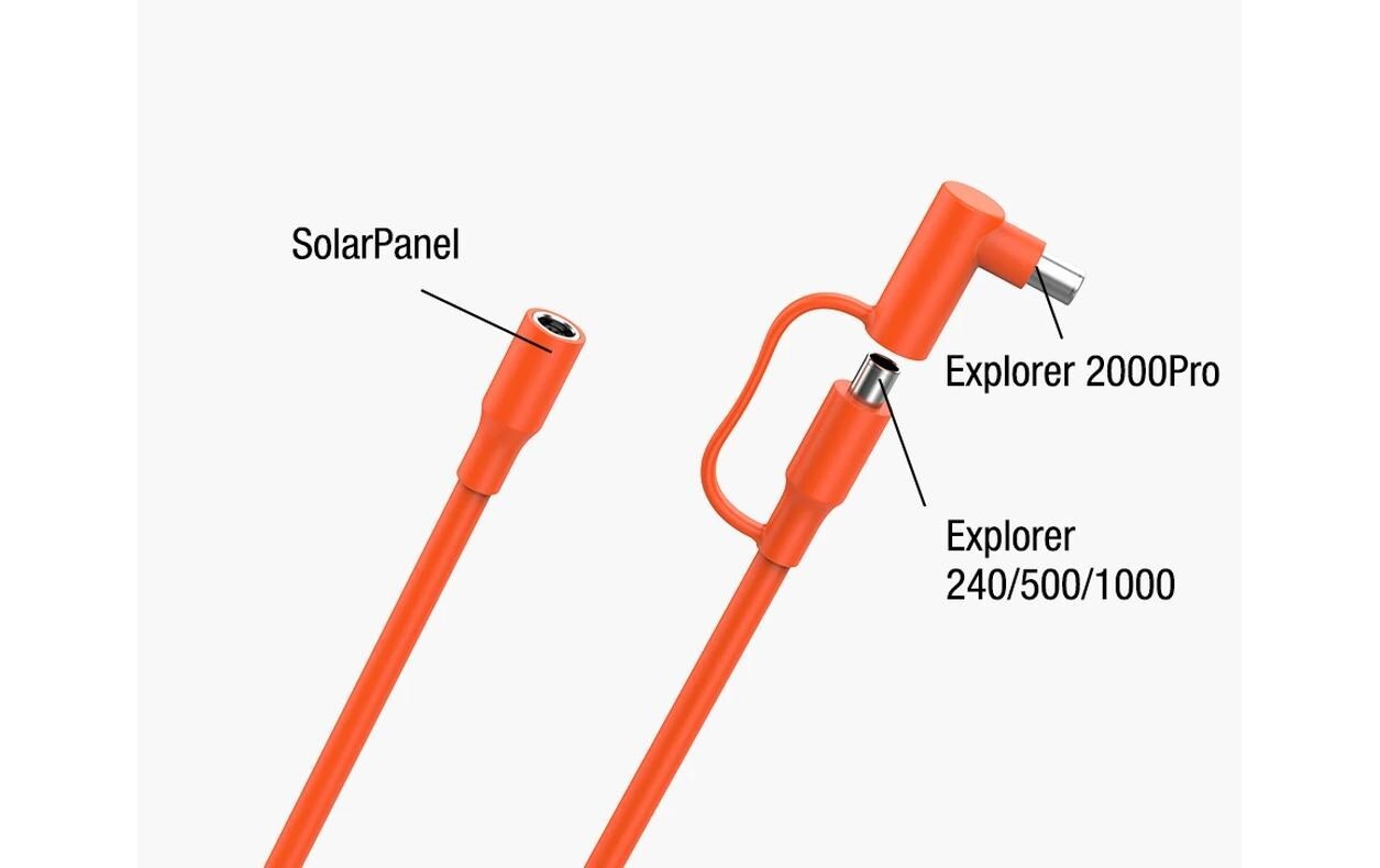 Jackery Verlängerungskabel »5 m DC7909 inkl DC8020 Adapter« 500 cm