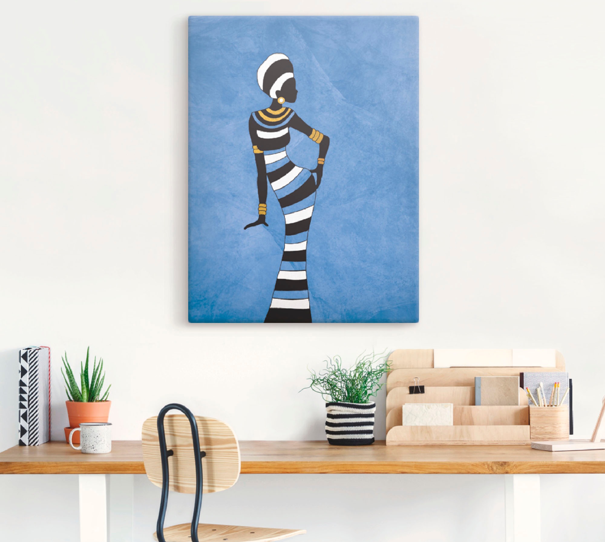 Artland Wandbild »Afrikanische Frau«, Frau, (1 St.), als Alubild, Leinwandbild, Wandaufkleber oder Poster in versch. Größen