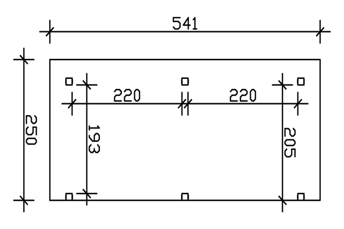 Skanholz Terrassendach »Siena«