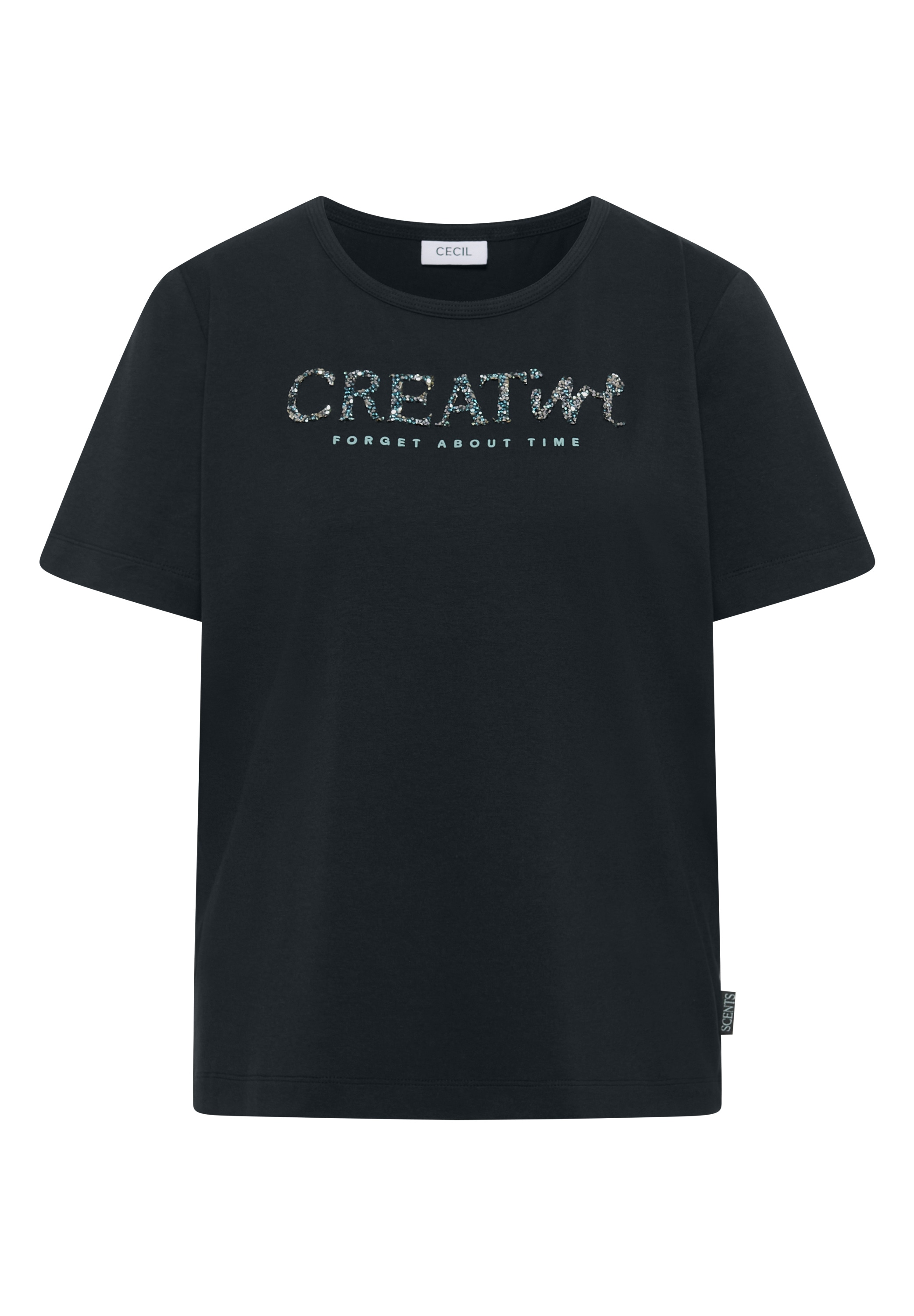 Cecil T-Shirt mit Glitzer-Detail