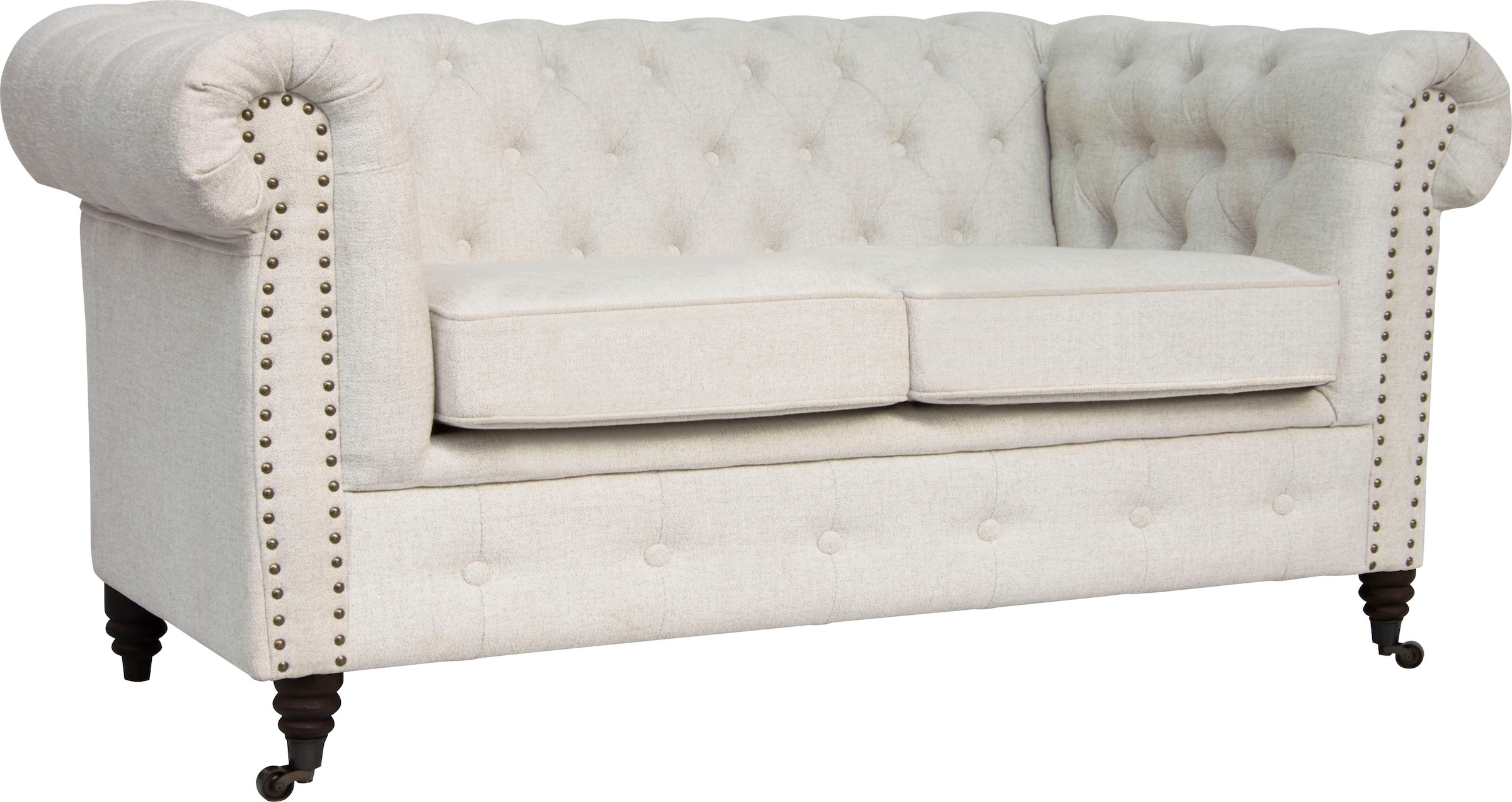 Home affaire Chesterfield-Sofa »Aarburg«, aufwändige Knopfheftung und Ziernägel im Chesterfield-Design