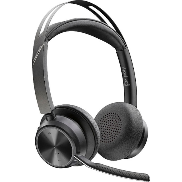 Poly Wireless-Headset »VOYAGER FOCUS 2 UC«, A2DP Bluetooth-AVRCP Bluetooth-HFP-HSP,  Active Noise Cancelling (ANC)-Freisprechfunktion | BAUR