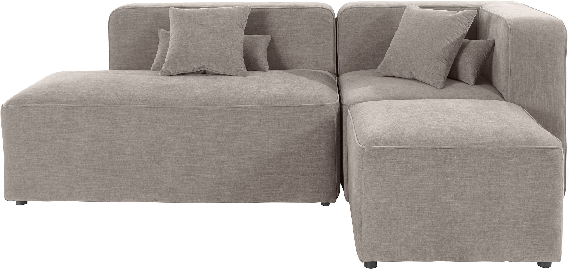 Home affaire Ecksofa "Sundstrup L-Form" Modulserie, individuelle Zusammenst günstig online kaufen