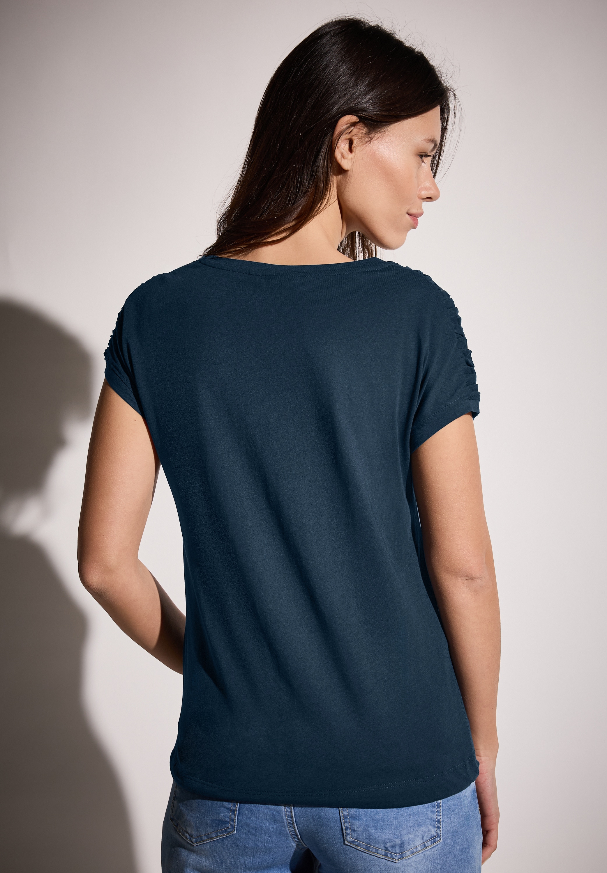 Cecil T-Shirt, mit Tunnelzug am Saum