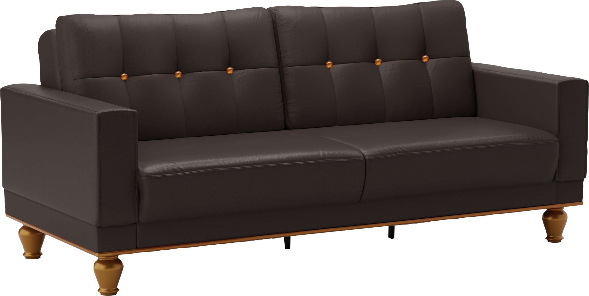 Thumbnail - sit&more 3-Sitzer "Orient 5" mit Strass-Stein, wahlweise mit Bettfunktion und Bettkasten