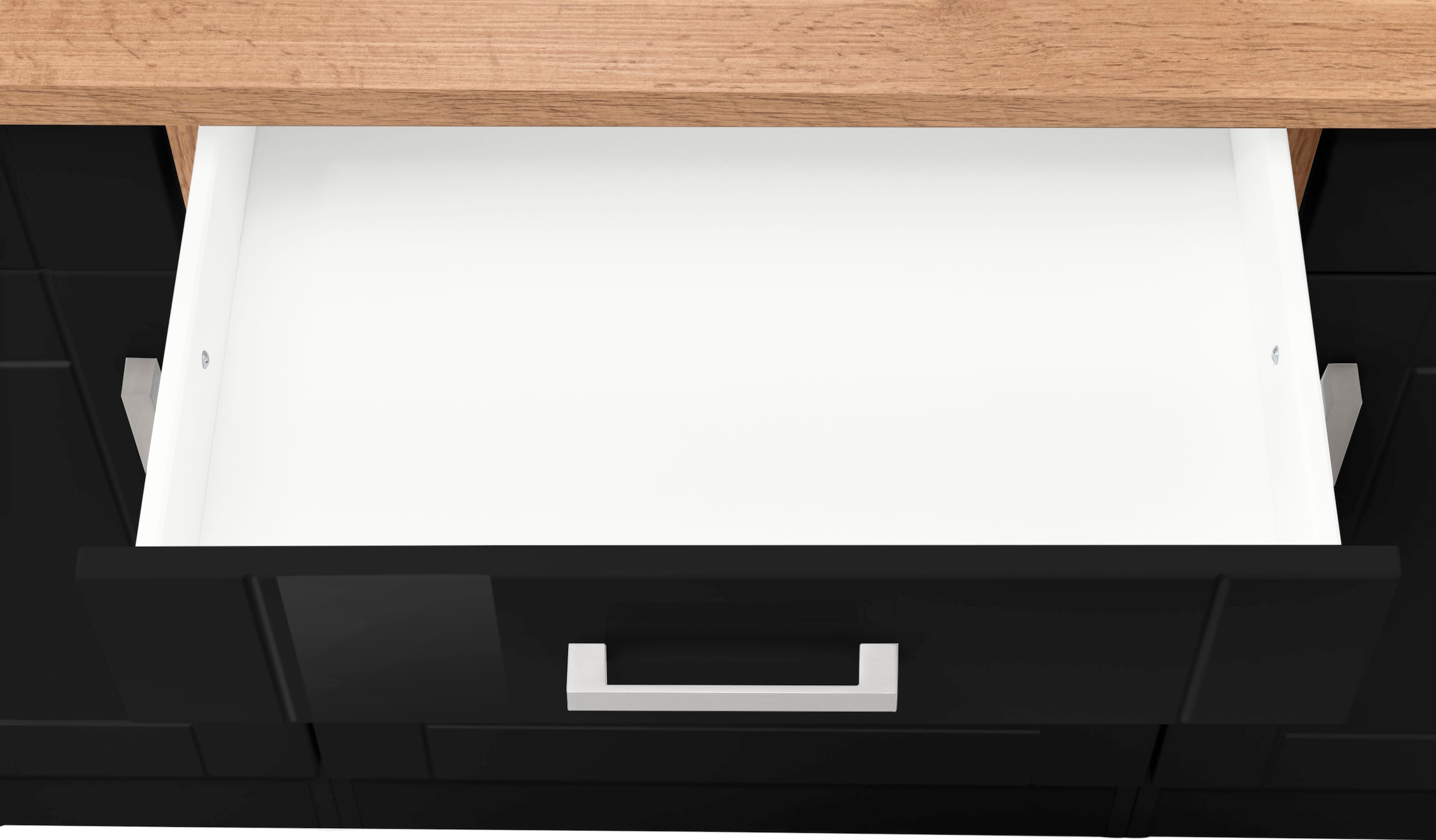 KOCHSTATION Küchenzeile »KS-Tinnum«, mit E-Geräten, Breite 330 cm