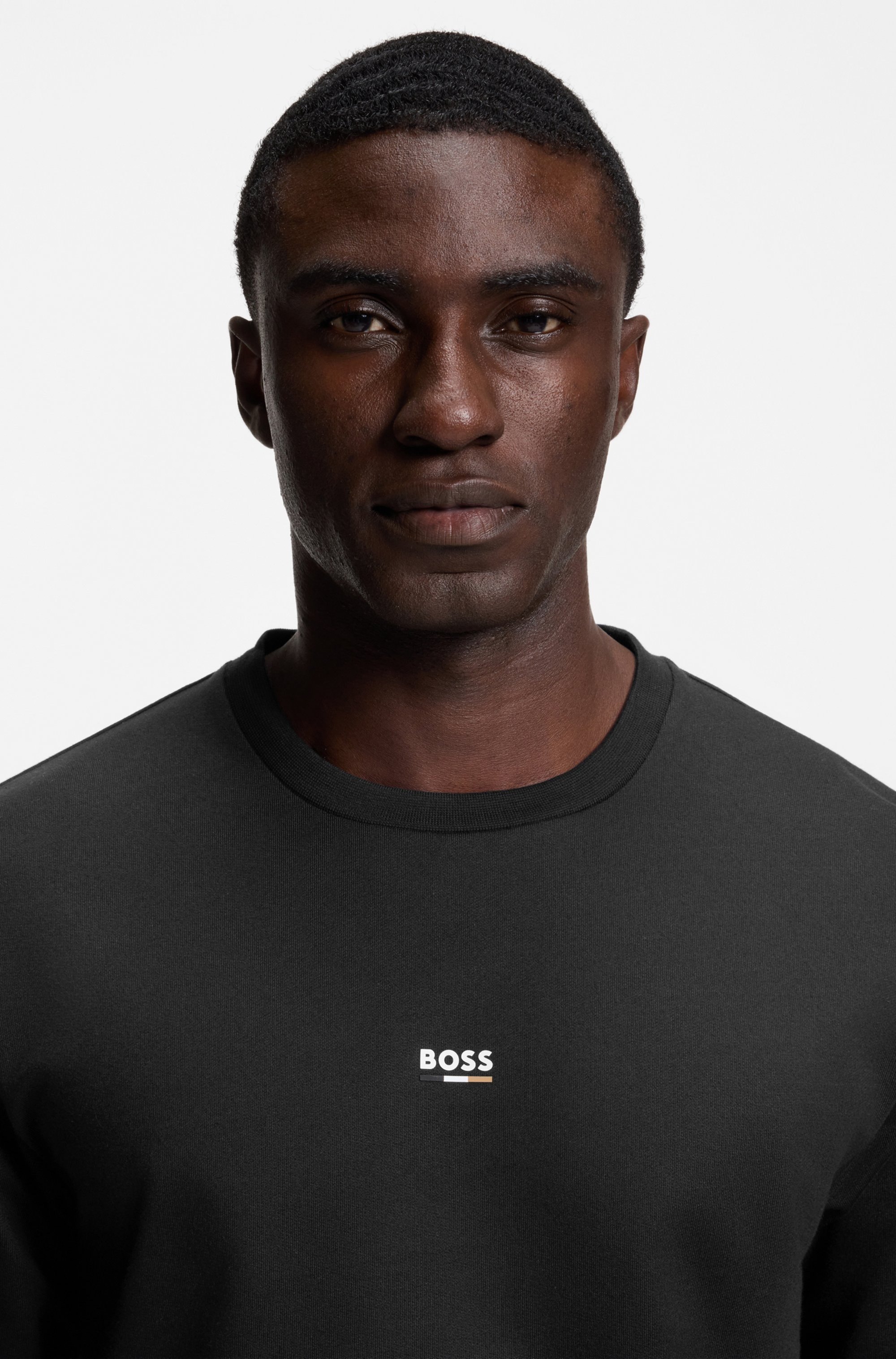 BOSS Sweatshirt "Iconic", kontrastfarbene Details, noramle Passform günstig online kaufen