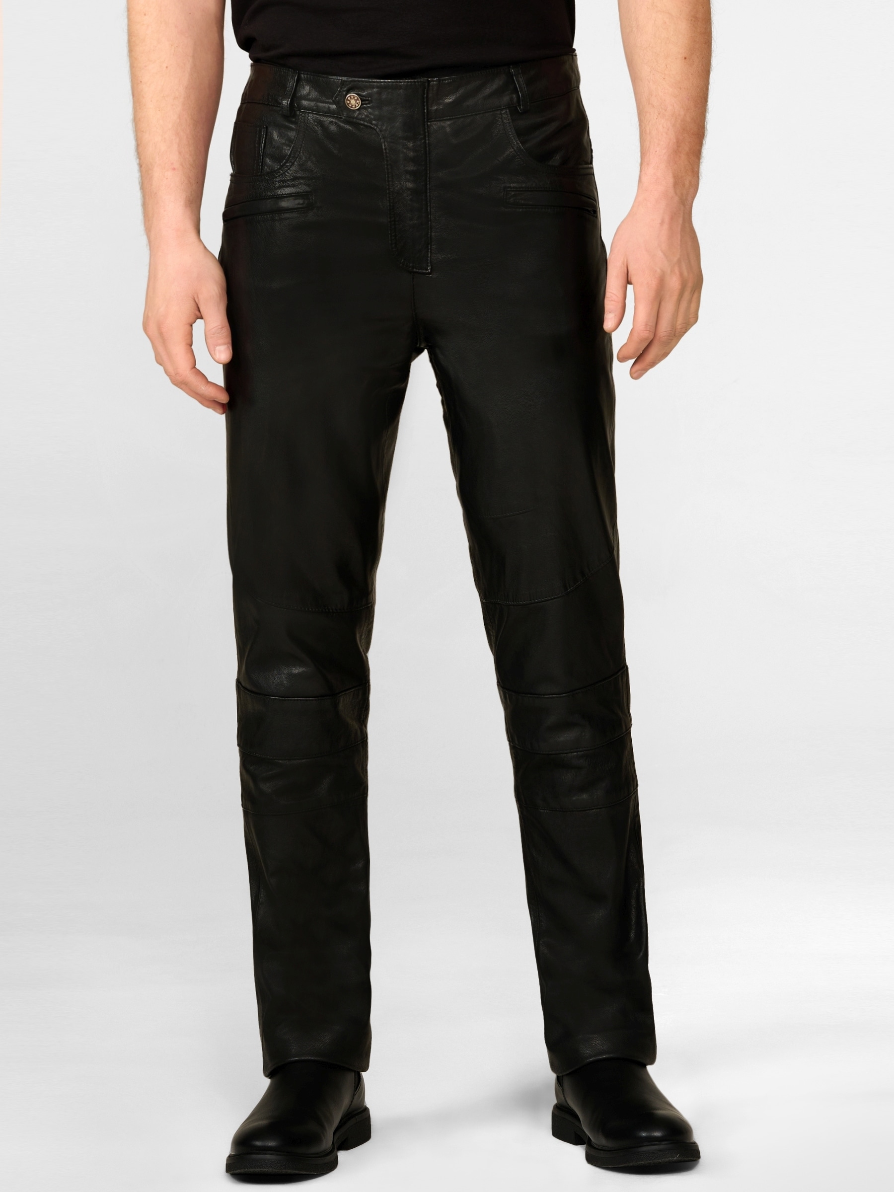 RICANO Lederhose »Lederhose Franklin 2«  Handgefertigt aus echtem Leder