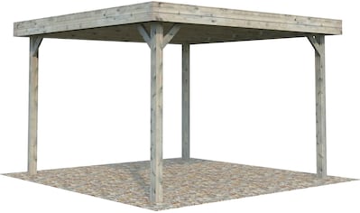 Palmako Holzpavillon »Lucy«, BxT: 389x389 cm, grau kaufen