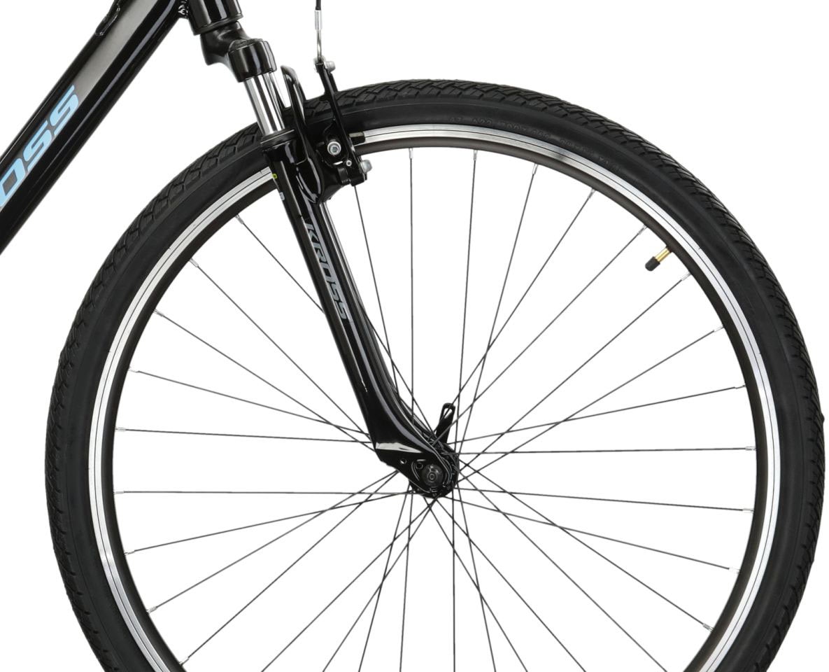 Kross Crossrad »KROSS Crossbike Evado 2.0 28" schwarz 21 Gänge«, 21 Gang, Shimano, ALTUS M310 Schaltwerk, Kettenschaltung