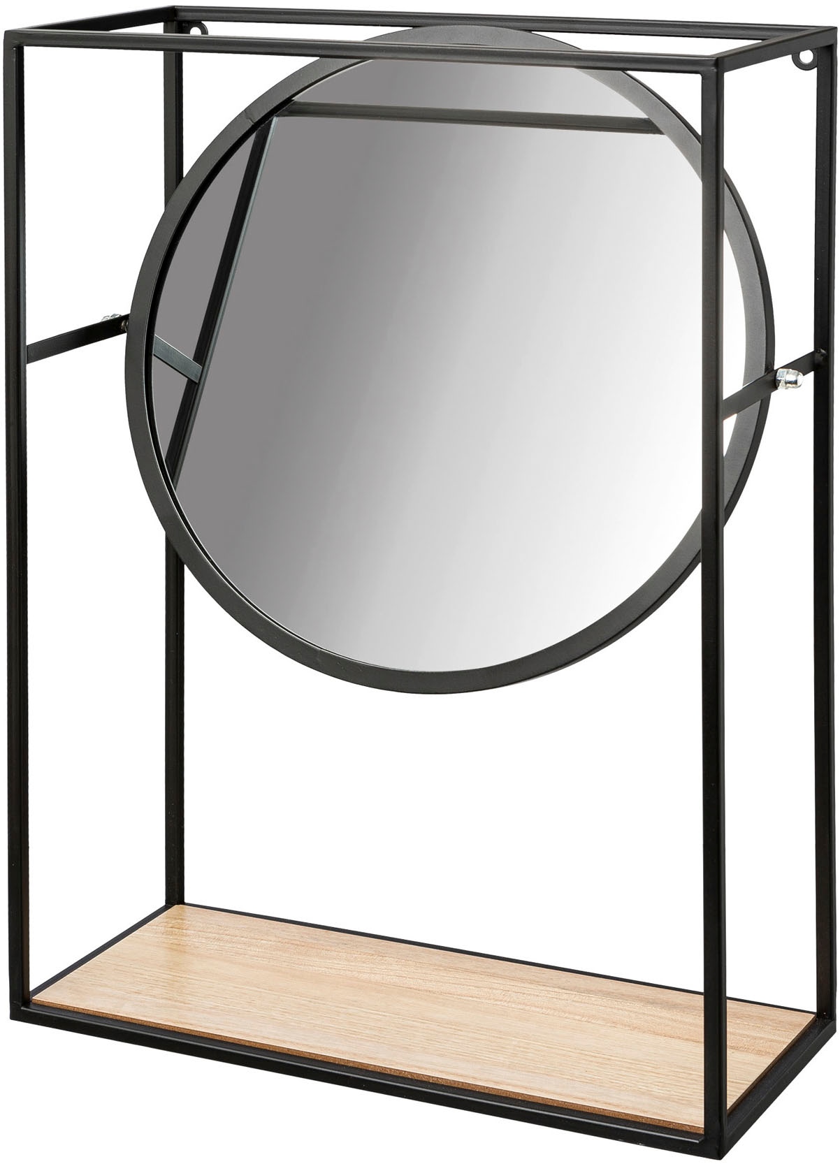 Creativ home Deko-Wandregal "Wandregal mit Spiegel" 1 Stk. tlg. günstig online kaufen