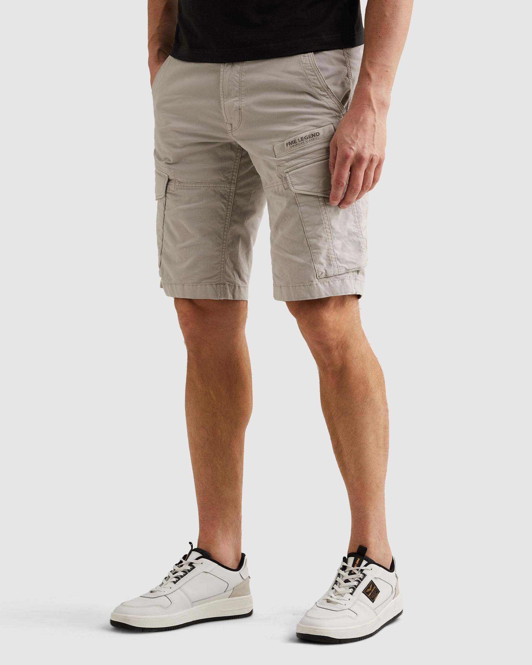PME LEGEND Cargobermudas "NORDROP CARGO SHORTS STRETCH TWILL" normale Passform, mit Gürtelschlaufen, unifarben