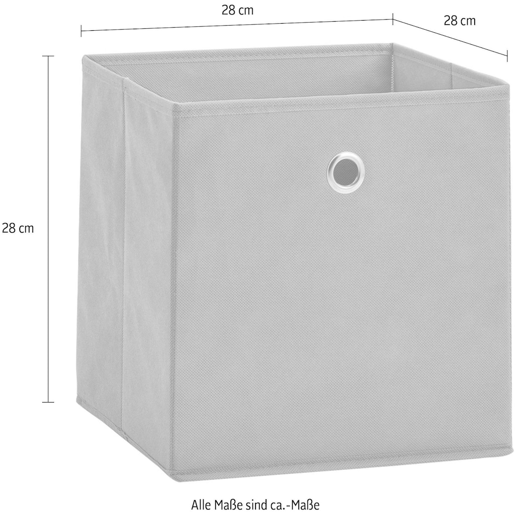 Zeller Present Aufbewahrungsbox, (Set, 2 St.), faltbar und schnell verstaut