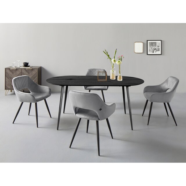 Leonique Esstisch »Eadwine«, Tischplatte aus MDF, verschiedene Größen und  Farbvarianten, Höhe 76 cm kaufen | BAUR