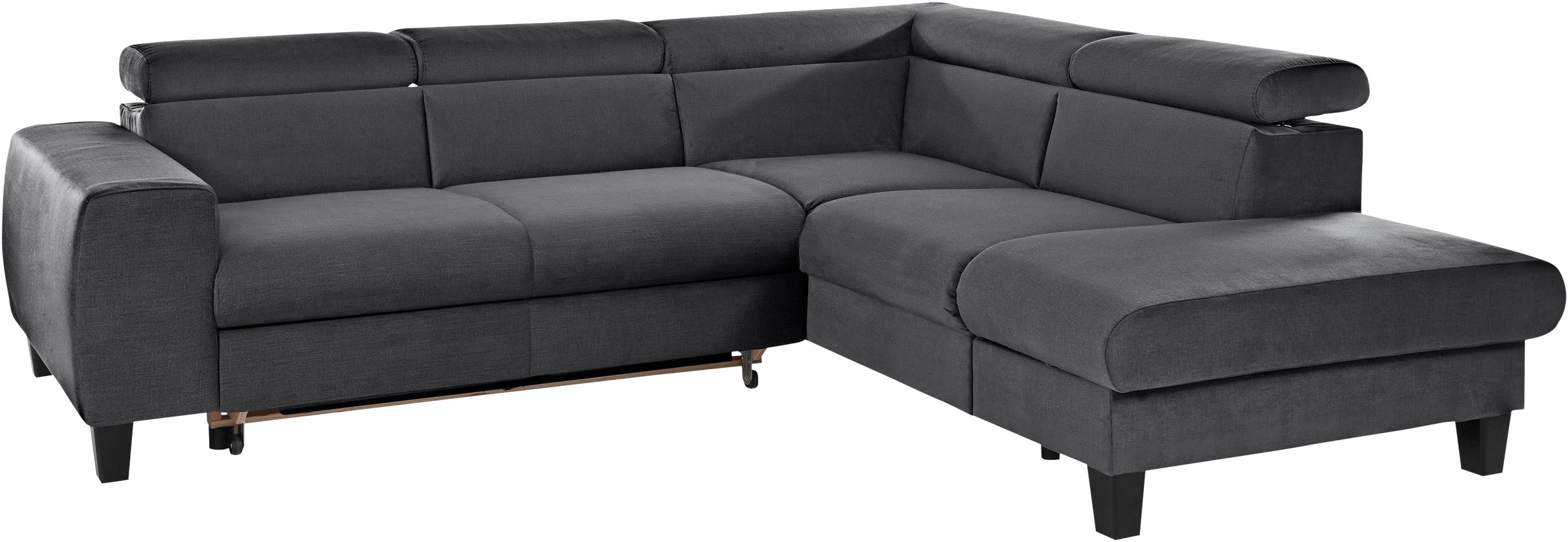 Thumbnail - COTTA Ecksofa "Morven L-Form mit Kopfteilverstellung", wahlweise mit Bettfunktion, Bettkasten & Wireless-Charger