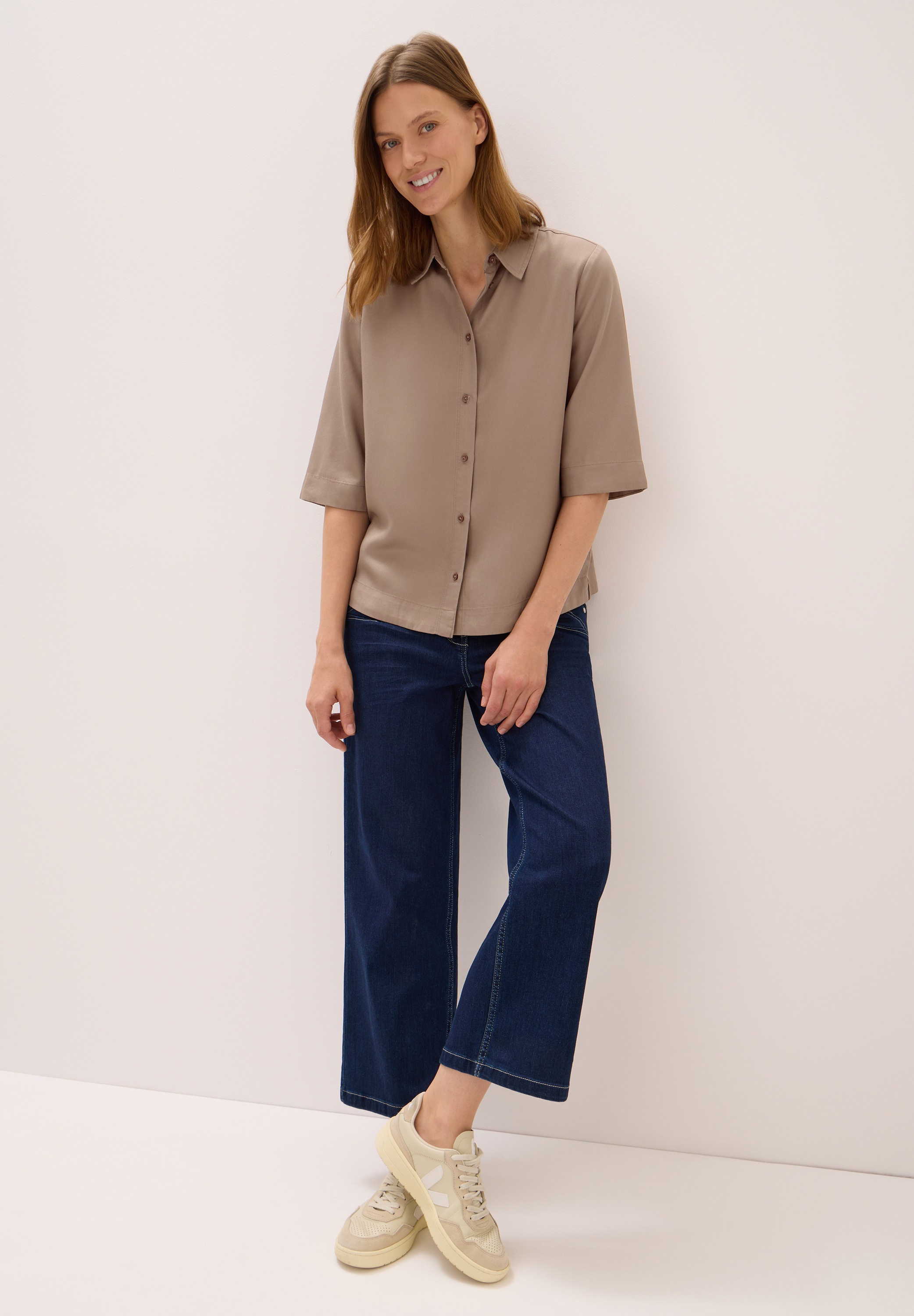 Thumbnail - Cecil Hemdbluse aus Lyocell