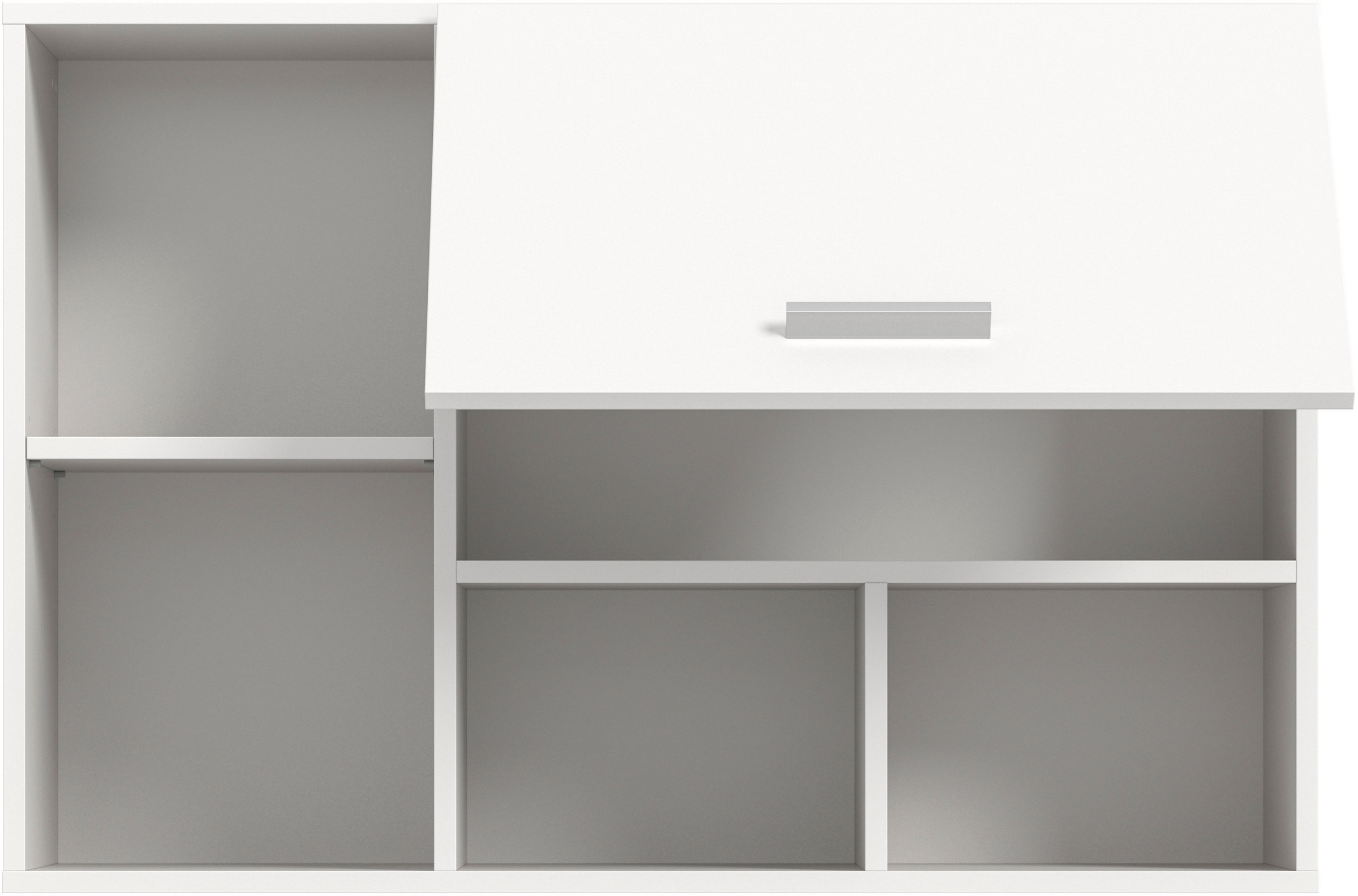 welltime Hängeschrank »FALAS, TOPSELLER! Breite 95cm, 1 Klappe, 5 Fächer«, (1 St., in verschiedenen Farben erhältlich), Schrank, Wandschrank, Badschrank, Wäscheschrank