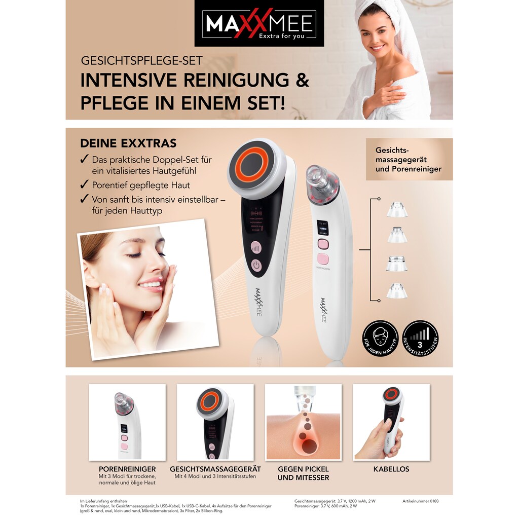 MAXXMEE Porenreiniger »Gesichtspflege-Set«