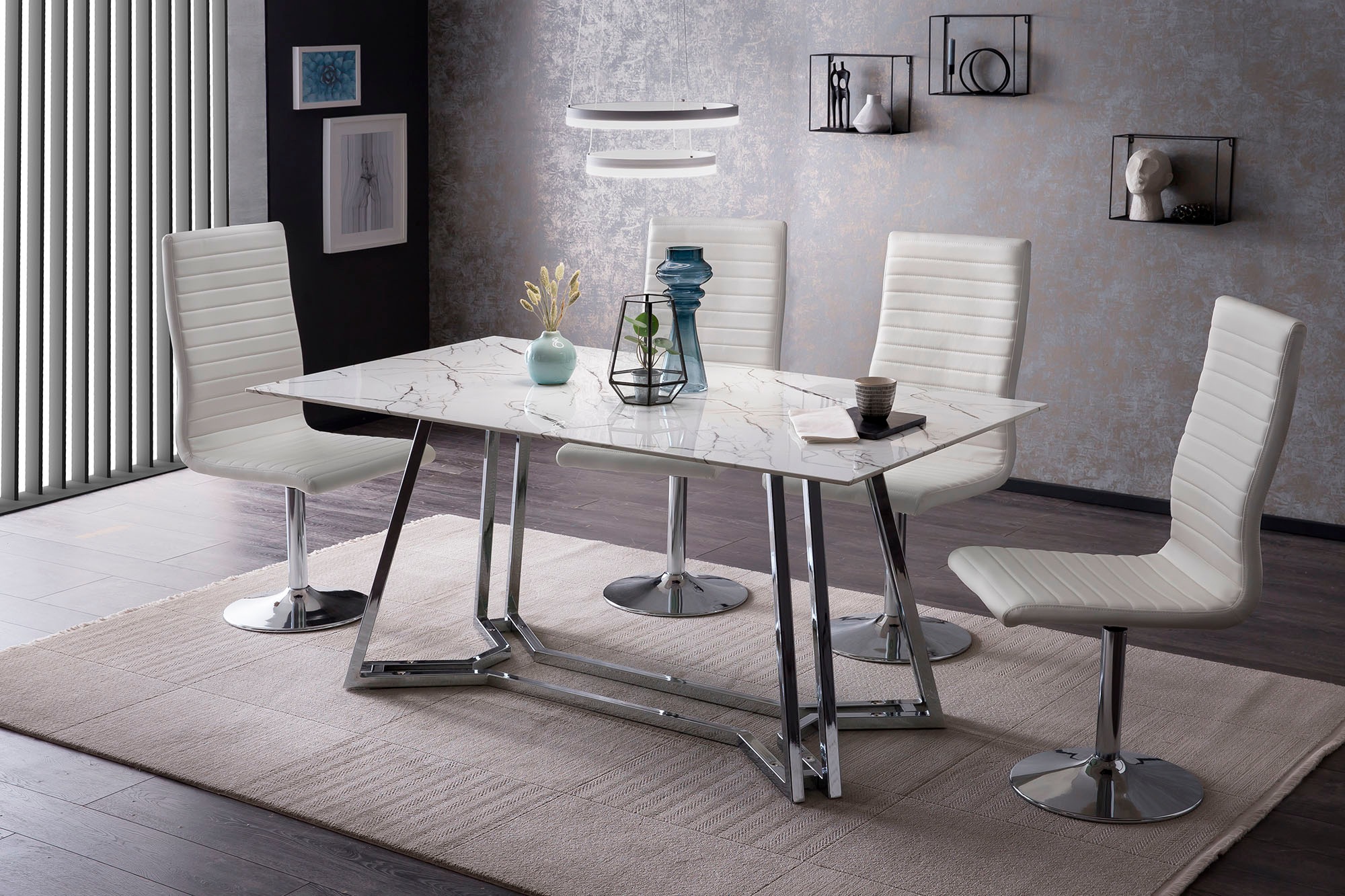 SalesFever Esszimmerstuhl "Komfortabler Armlehnstuhl zum Relaxen" (Set) 4 S günstig online kaufen