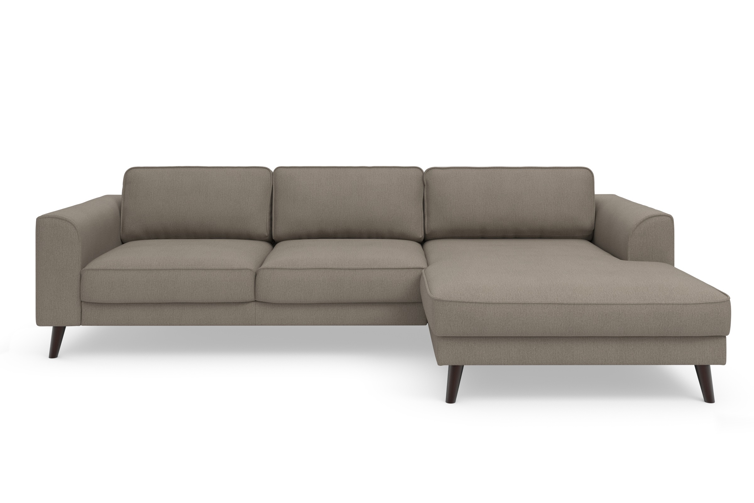 TRENDMANUFAKTUR Ecksofa »Lumber Jack, elegantes Designsofa, zeitlos modern, hoher Sitzkomfort«, wahlweise mit Bettfunktion u. Bettkasten, L-Form