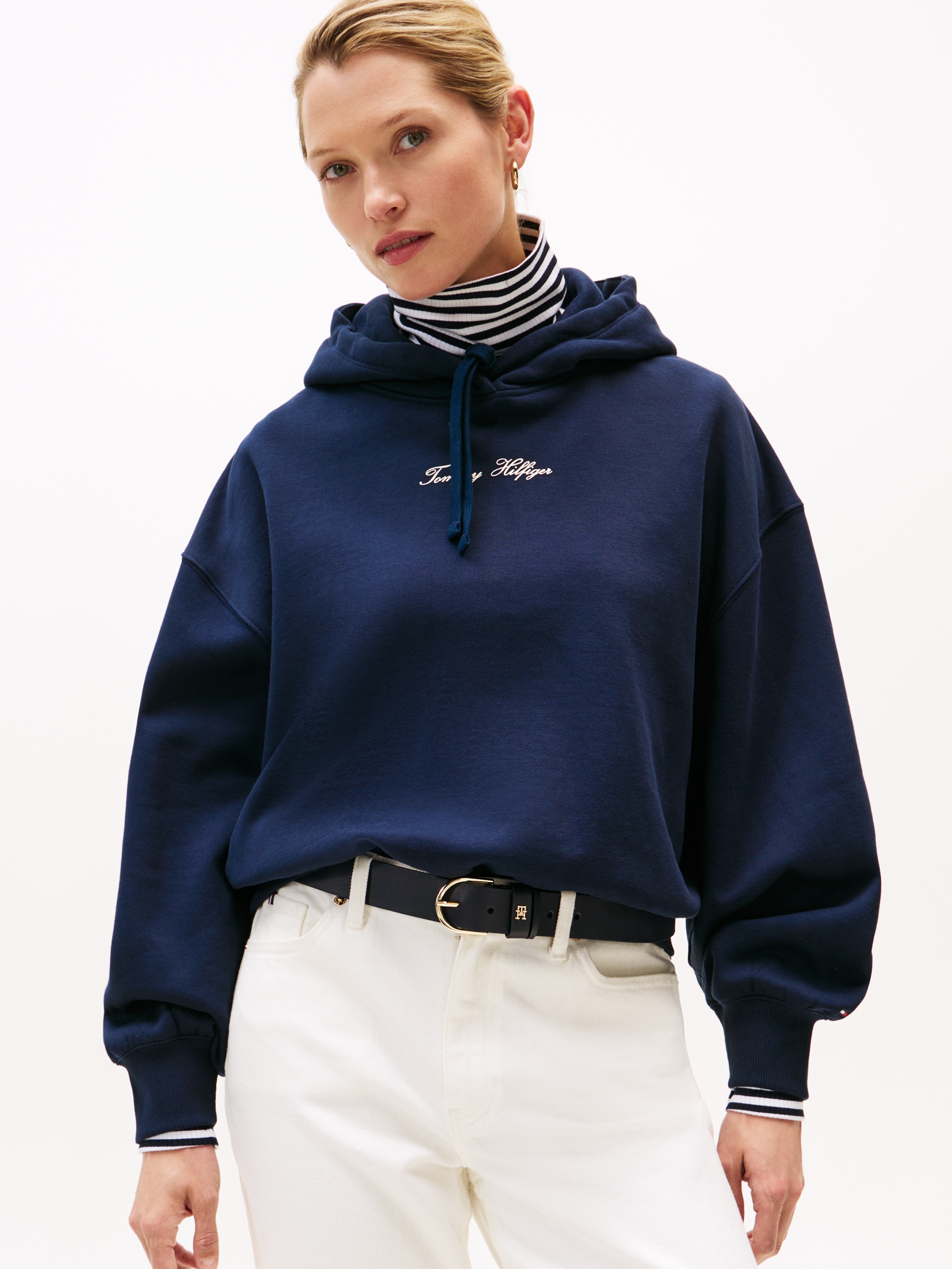 Tommy Hilfiger Kapuzensweatshirt "CLASSIC SCRIPT FLEECE HOODIE" günstig online kaufen