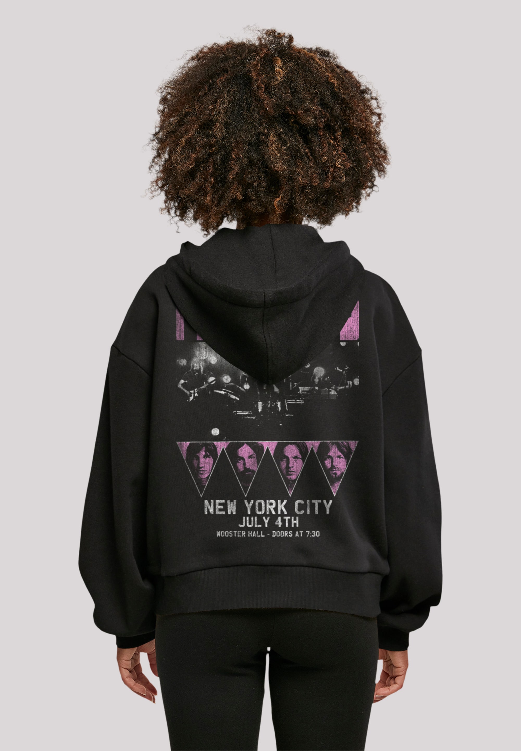 Kapuzenpullover »Pink Floyd Tour NYC«, Print