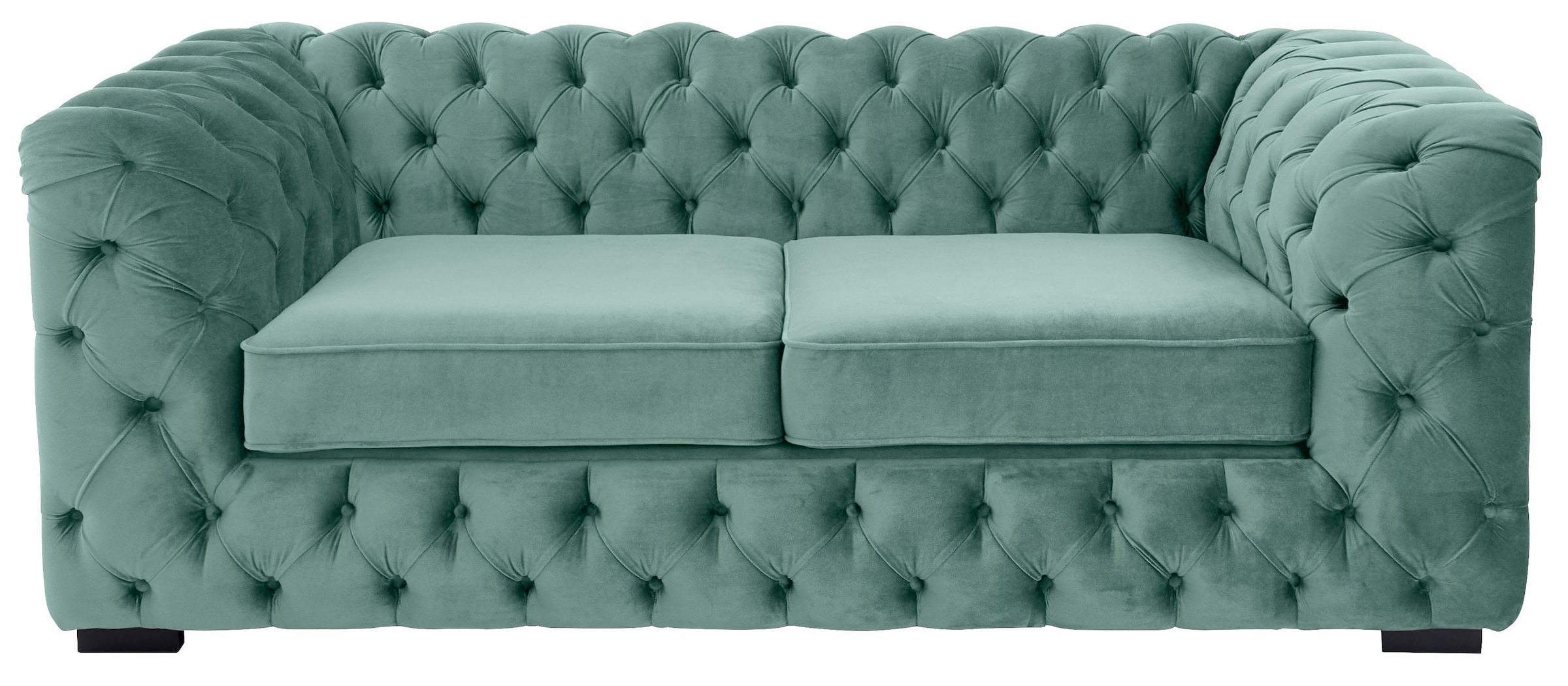 Guido Maria Kretschmer Home&Living Chesterfield-Sofa "Kalina", mit klassischer Chesterfield-Knopfheftung