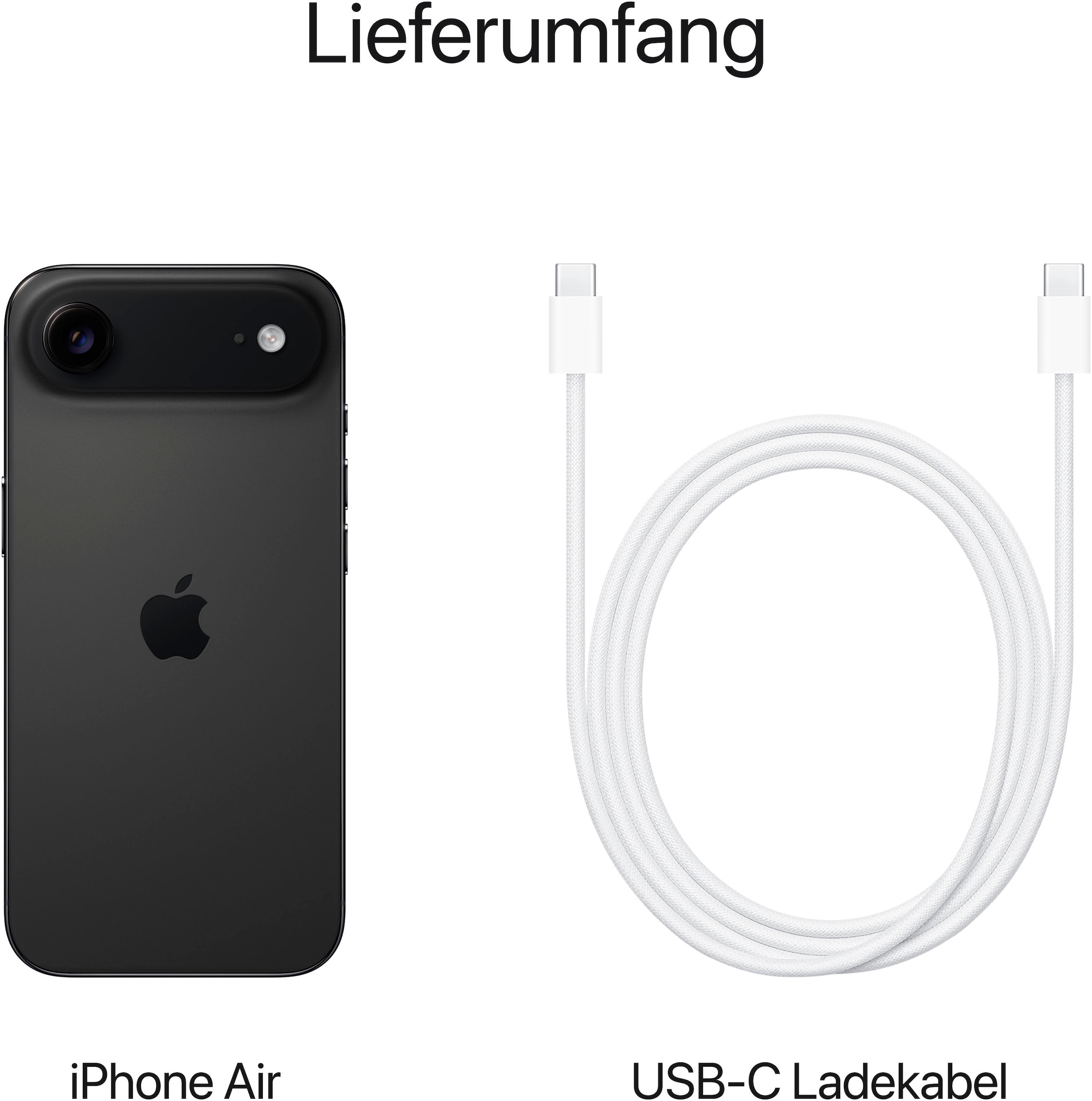 Apple Smartphone »iPhone Air«, space black