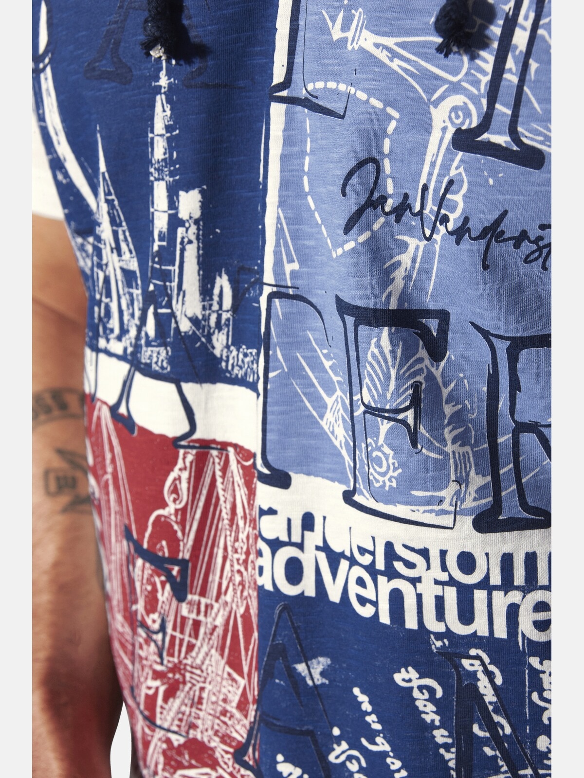 Jan Vanderstorm T-Shirt »T-Shirt KARLFRIED«, (1 tlg.)