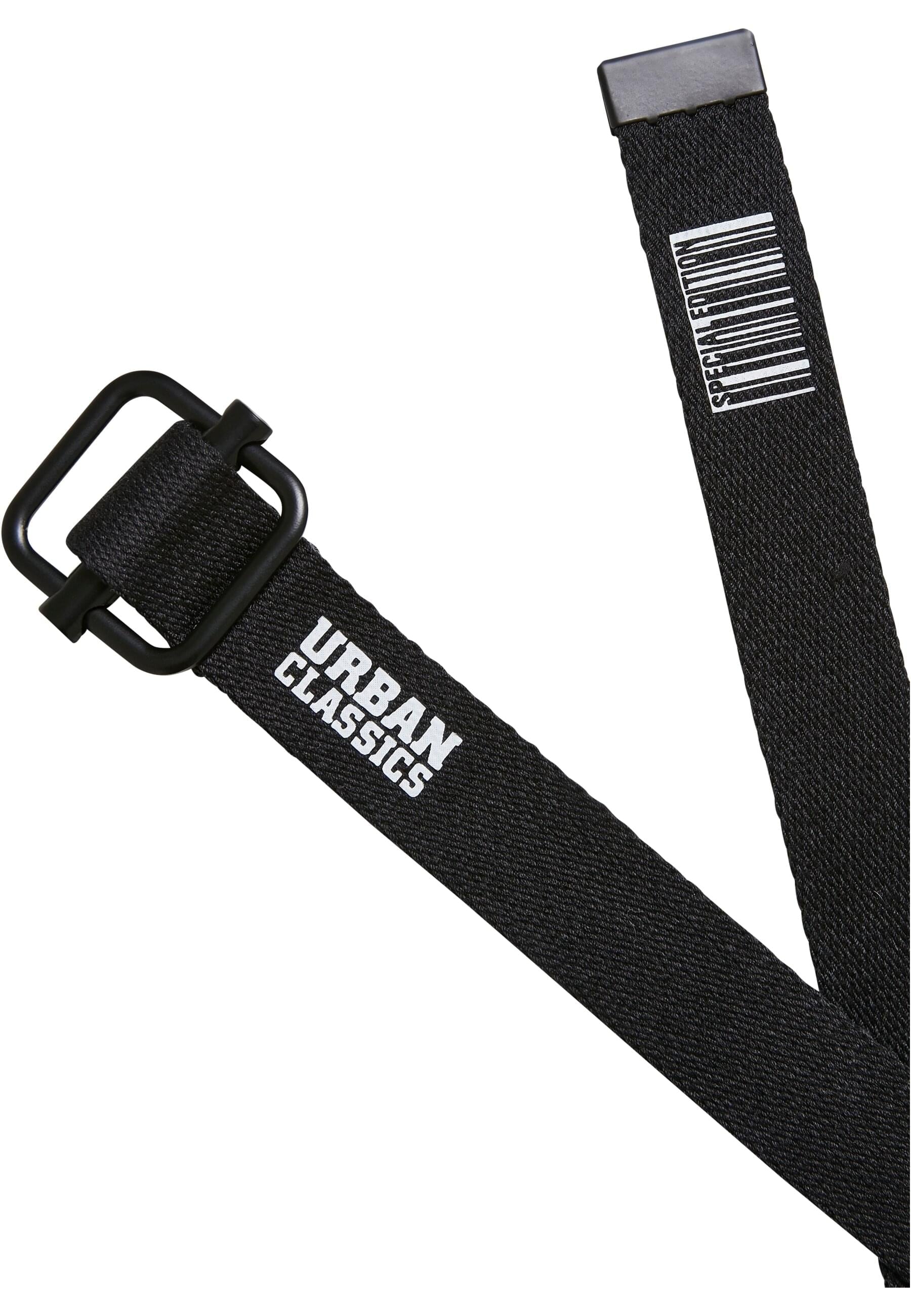 URBAN CLASSICS Hüftgürtel »Urban Classics Unisex Industrial Canvas Belt Kids 2-Pack«