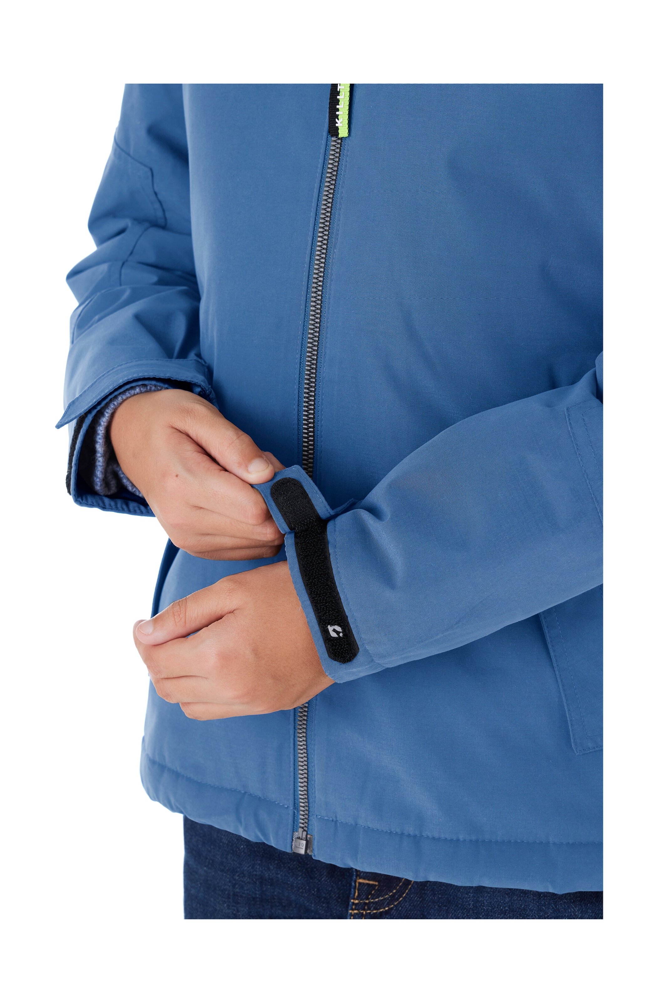 Killtec Funktionsjacke »KOW 377 BYS JCKT« Wasserdichte Funktionsjacke mit Kapuze, warmem Futter und Kinnschutz