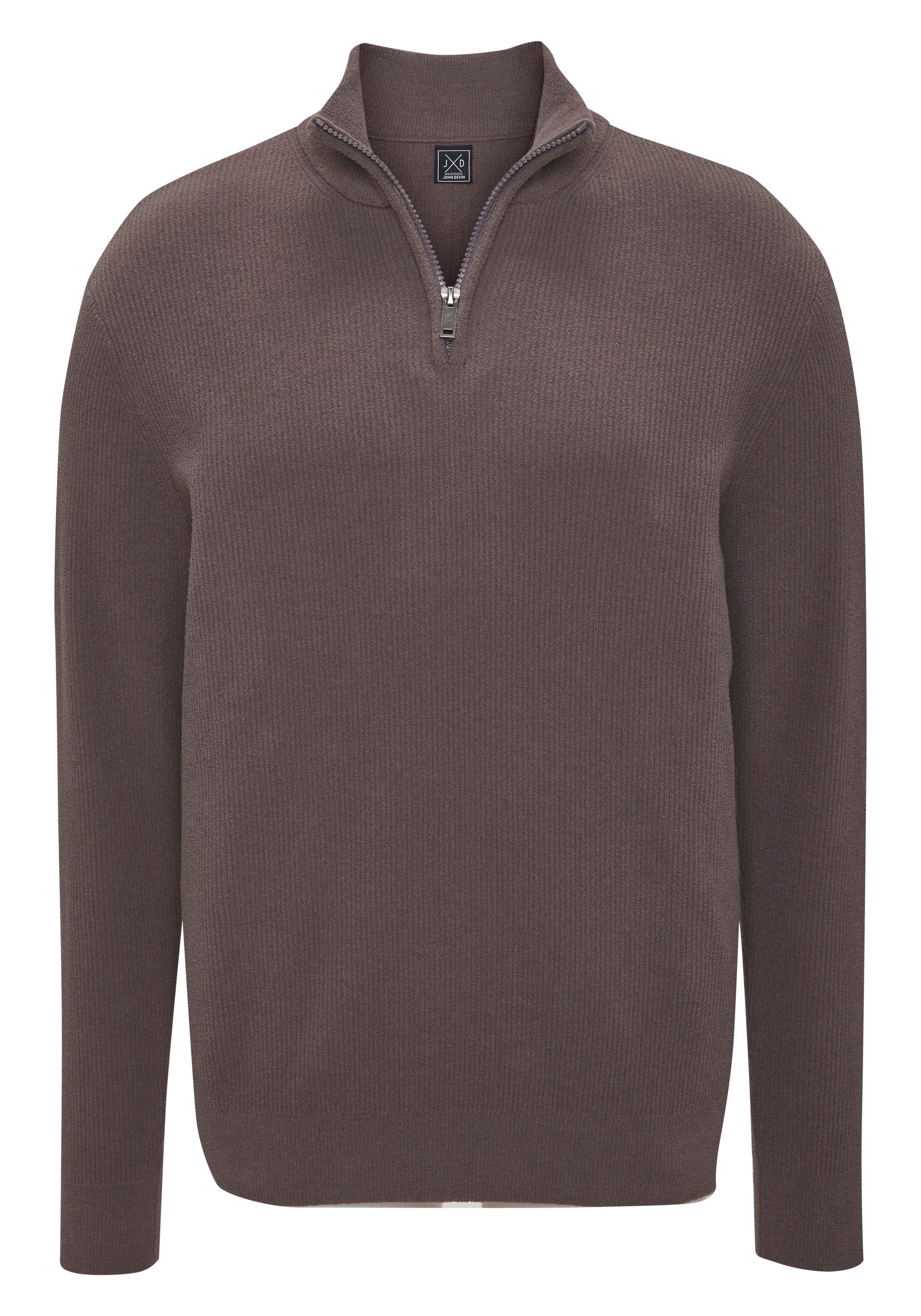 Thumbnail - John Devin Troyer ", Strickpullover aus gerippter Chenille" aus besonders weicher Chenille-Qualität