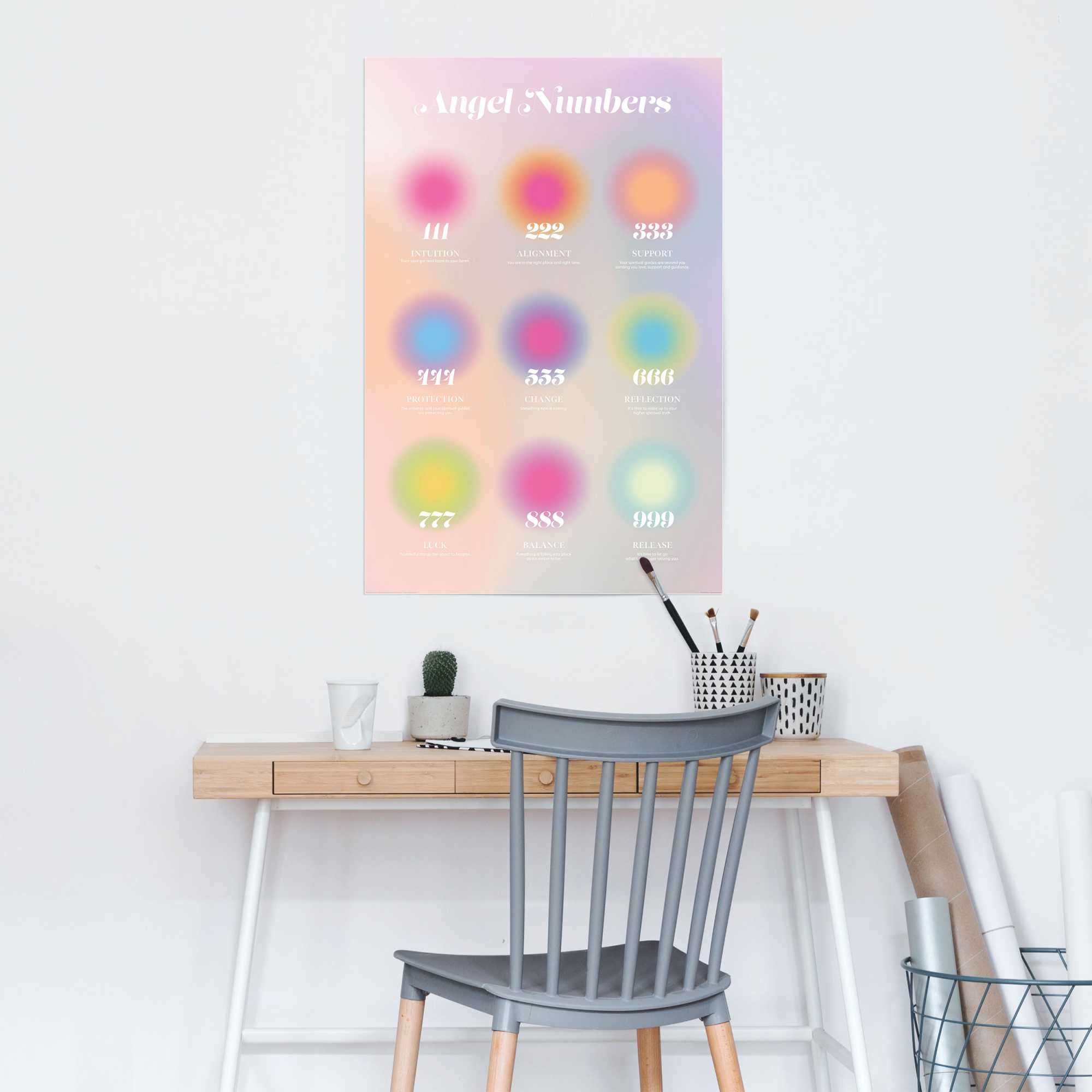 Reinders Poster "Angel numbers" günstig online kaufen