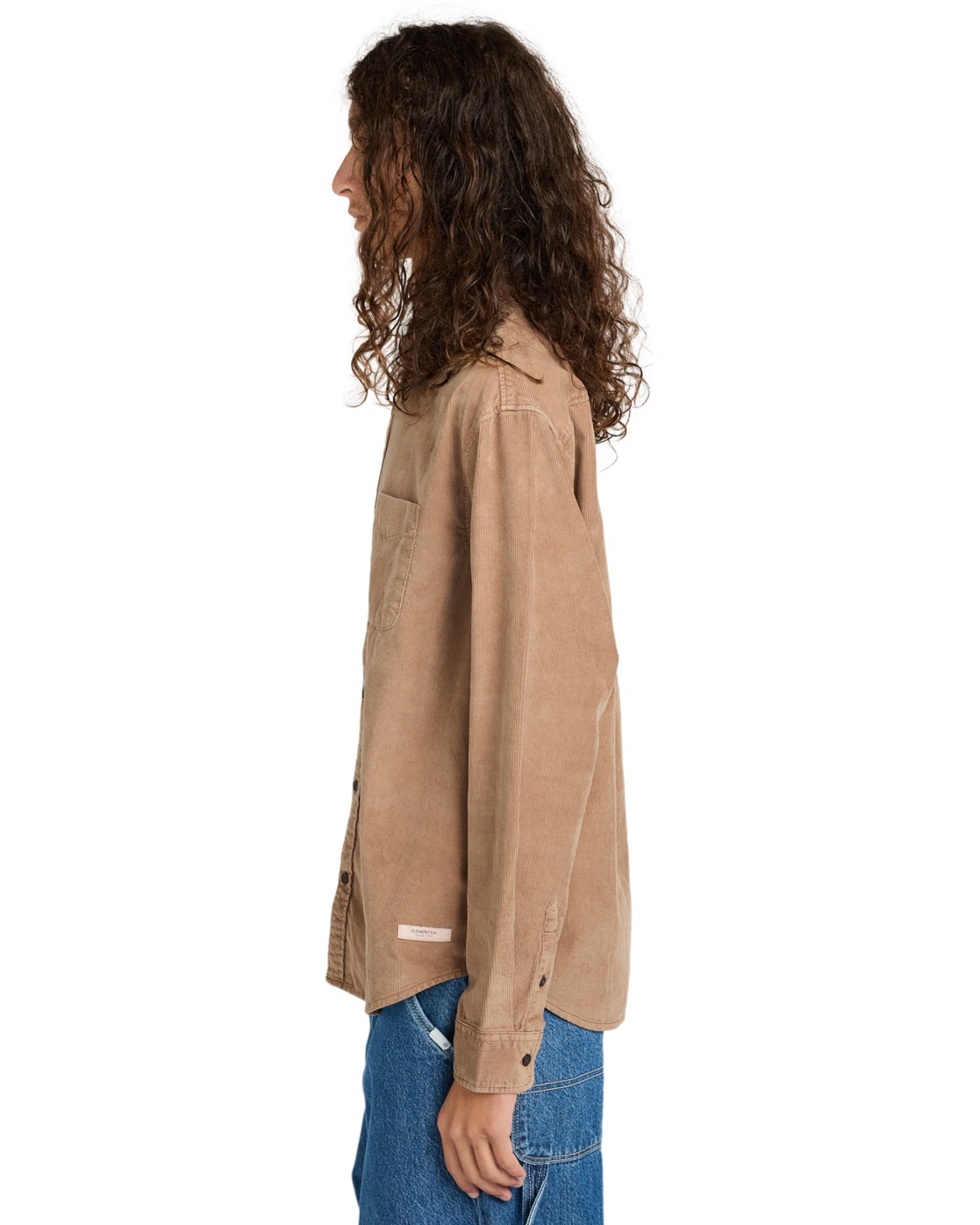 Element Langarmhemd »Button Down Regular Corduroy«