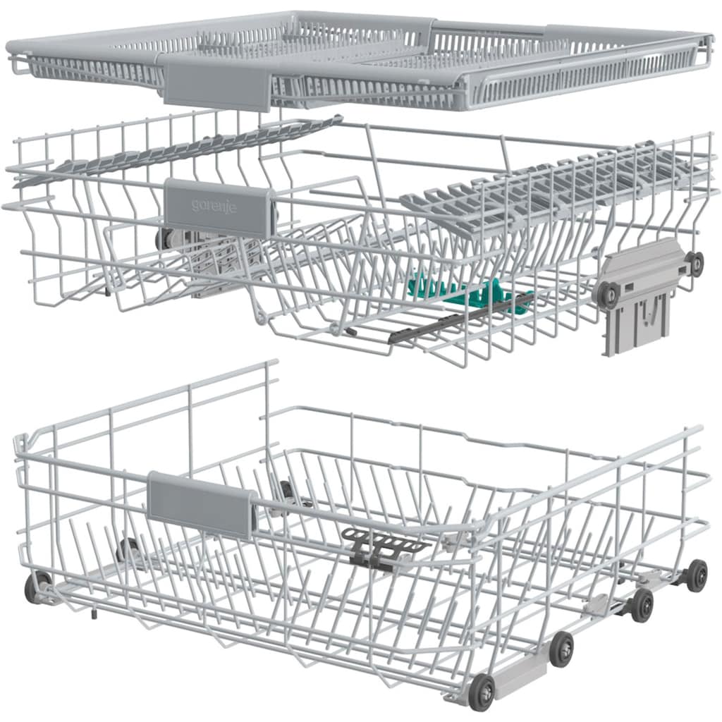 GORENJE teilintegrierbarer Geschirrspüler, GI673C60X, 16 Maßgedecke